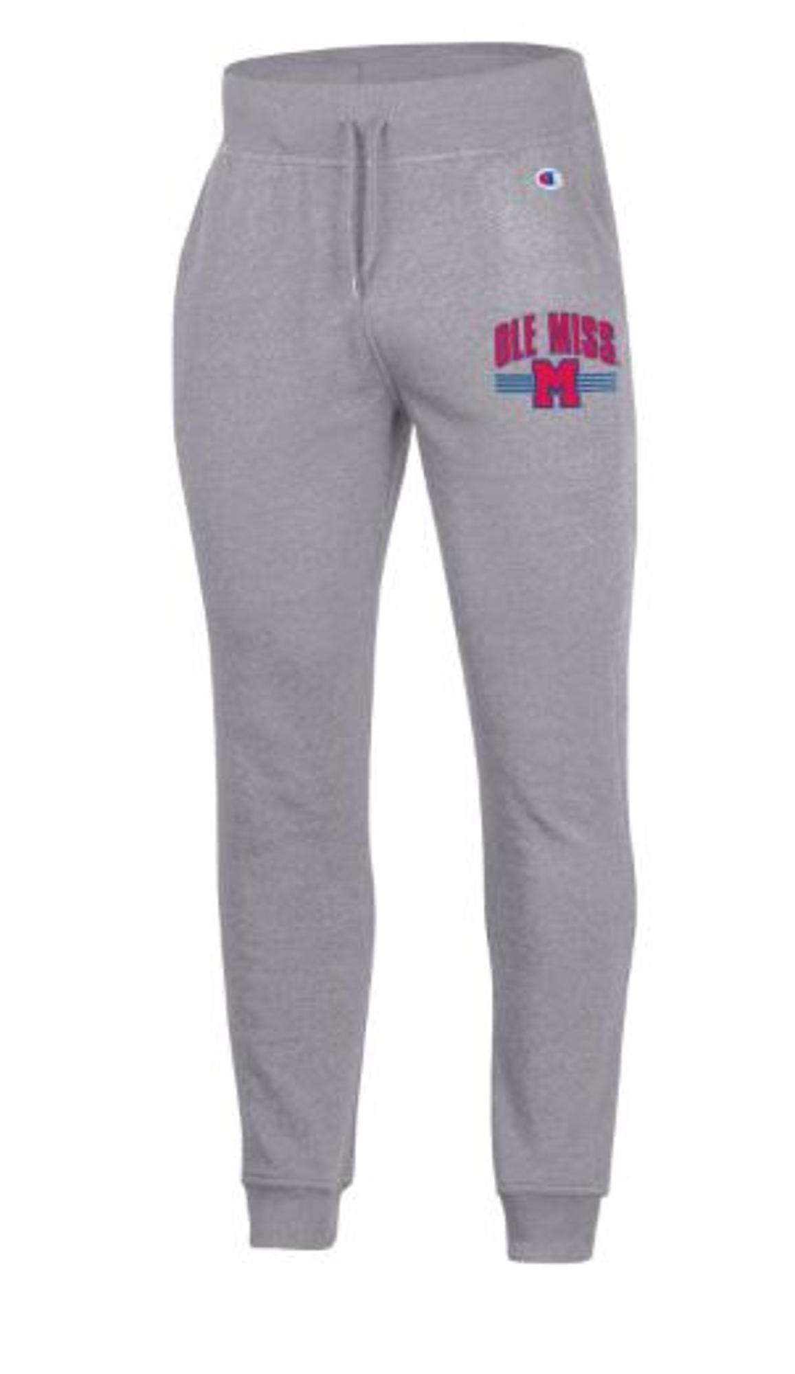 image of: Ole Miss Vault M Triumph Fleece Jogger Pants Heritage Grey