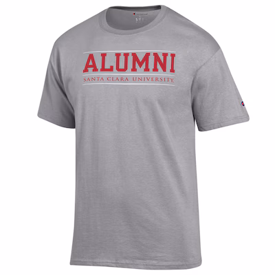image of: Santa Clara University Champion Alumni Bar Short Sleeve Tee, Gray