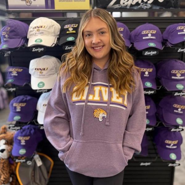 Olivet Nazarene Throwback Hood; $64.99