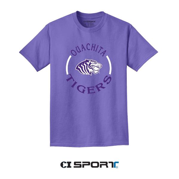 Ouachita Tigers Bananaquit Beach Wash Garment Dyed Tee; $29.99