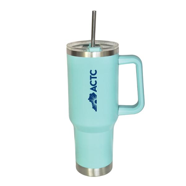 KACTC 40 OZ TUMBLER LT BLUE; $39.99