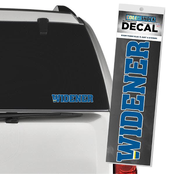 Car Decal - WIDENER; $8.99