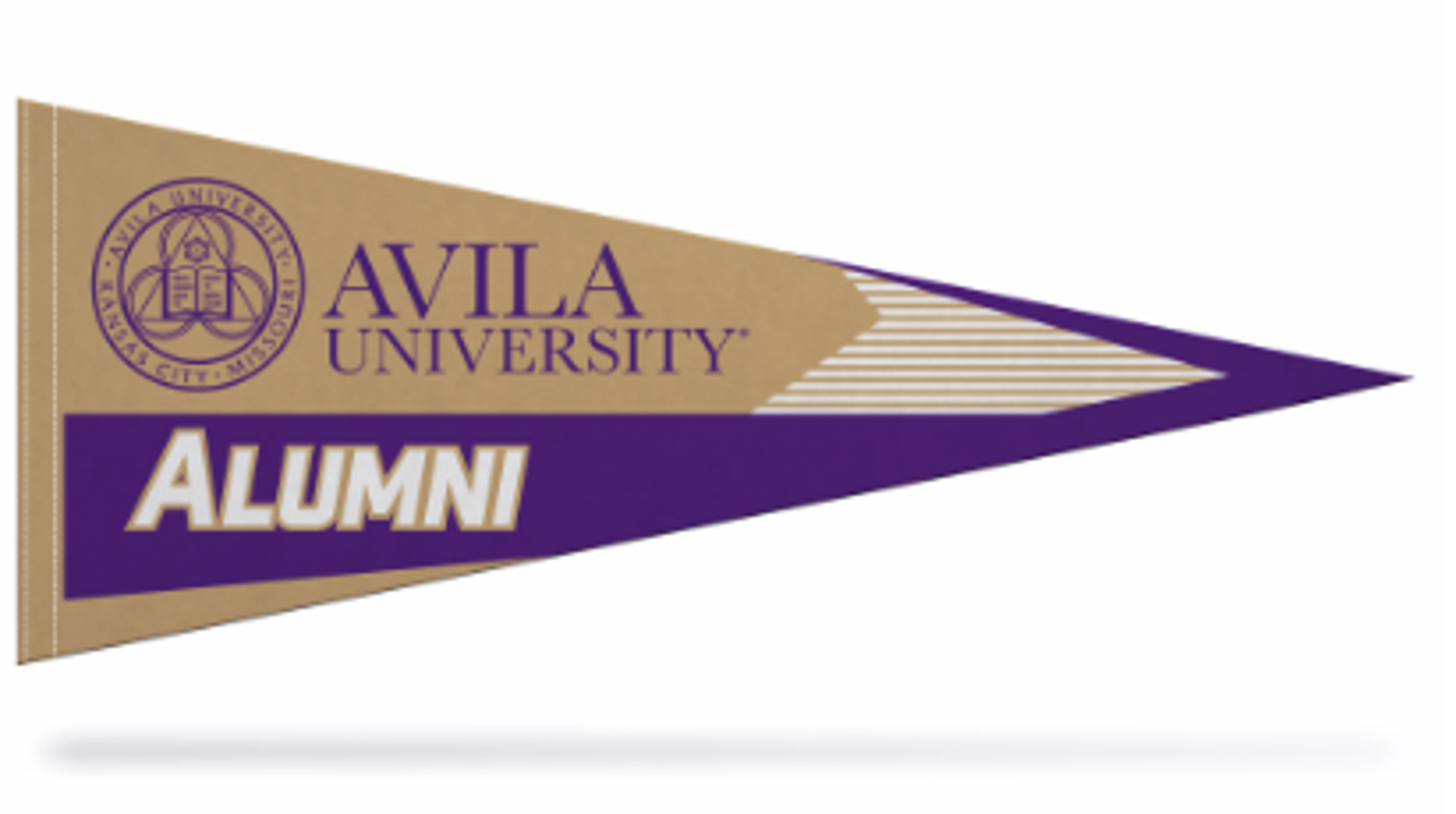 image of: AU PENNANT 12"x30" ALUMNI