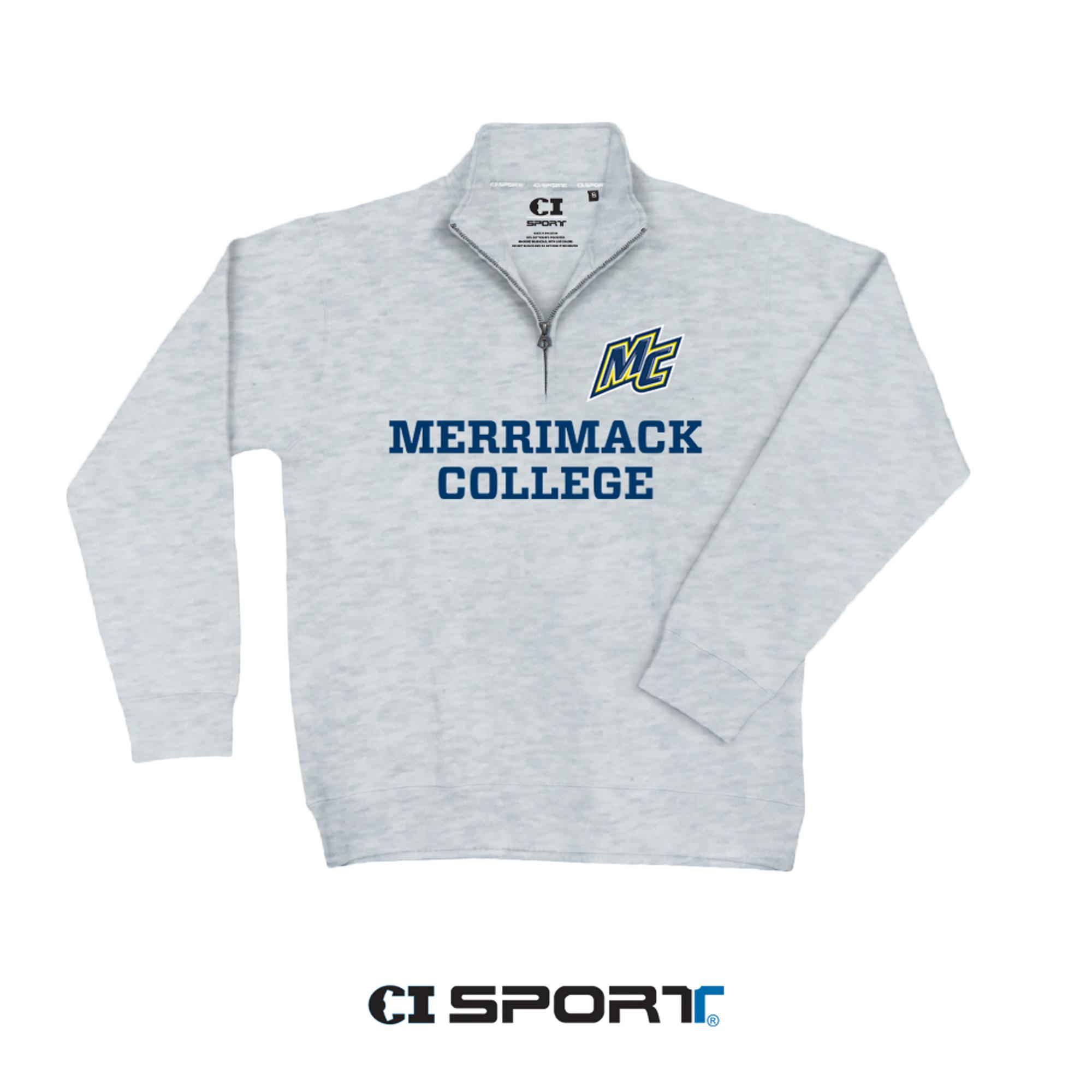 Product image 2 of 3 for Merrimack College MC 1/4 Zip Felt Applique
