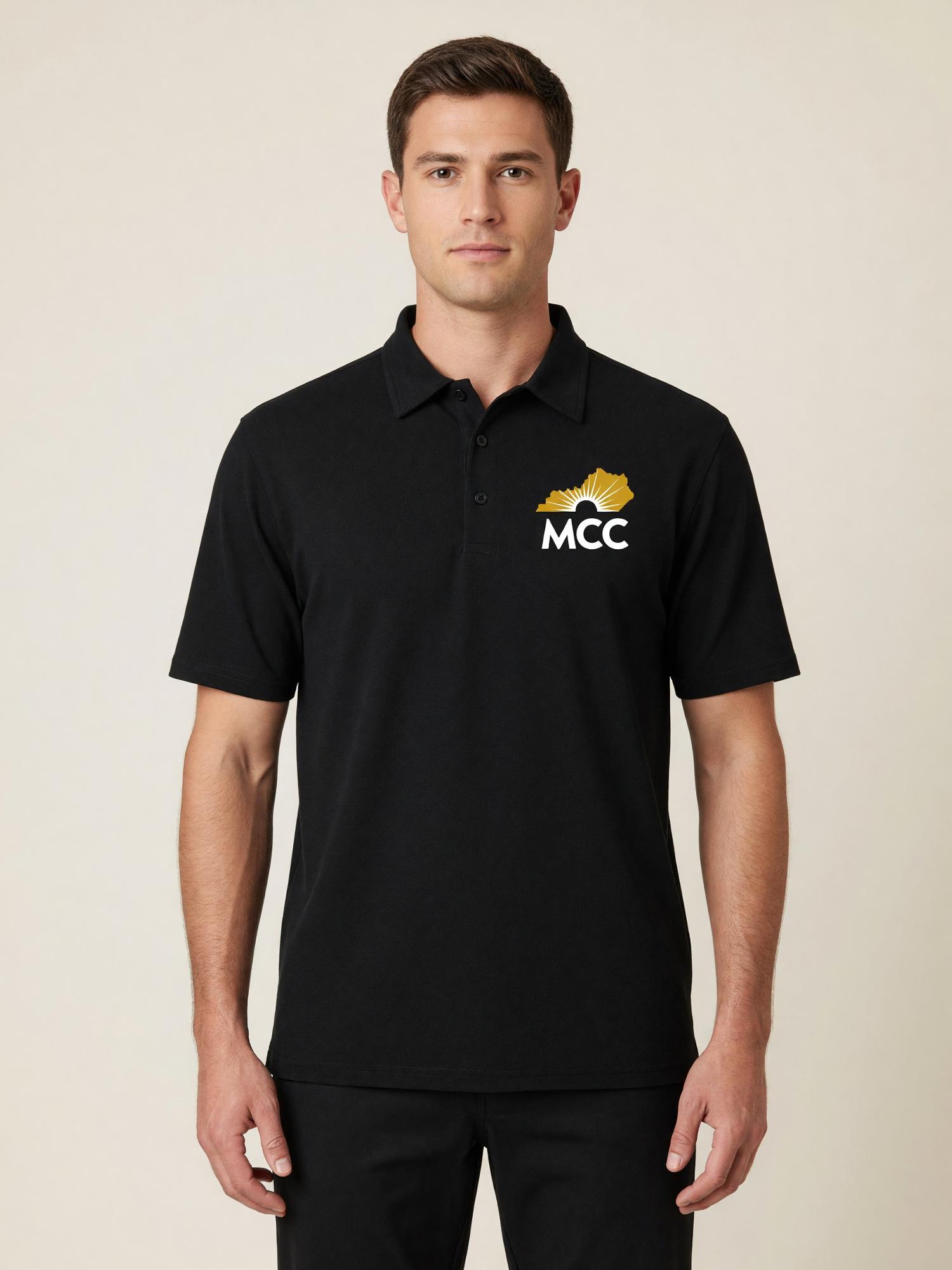 Product image 2 of 4 for KMCC SS POLO BLK LOGO