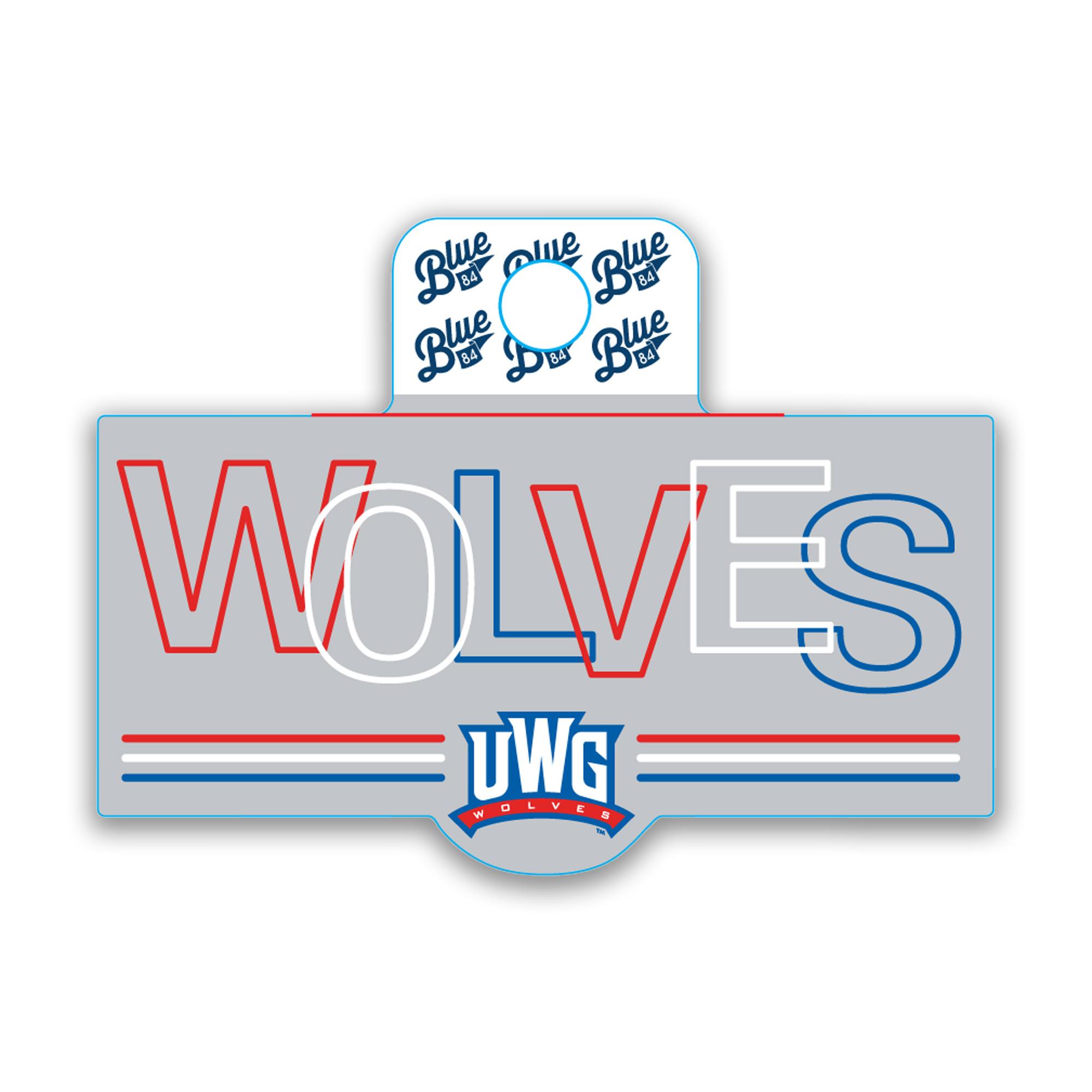 image of: WOLVES LETTERLINK STICKER
