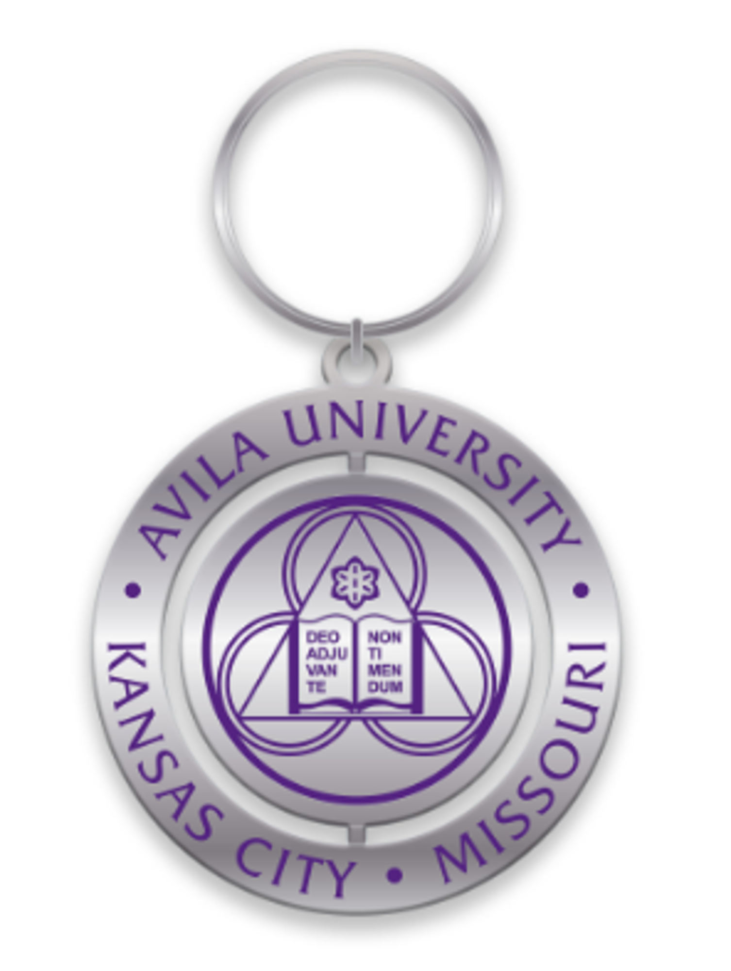 image of: AU KEY TAG SPINNER UNIV SLV