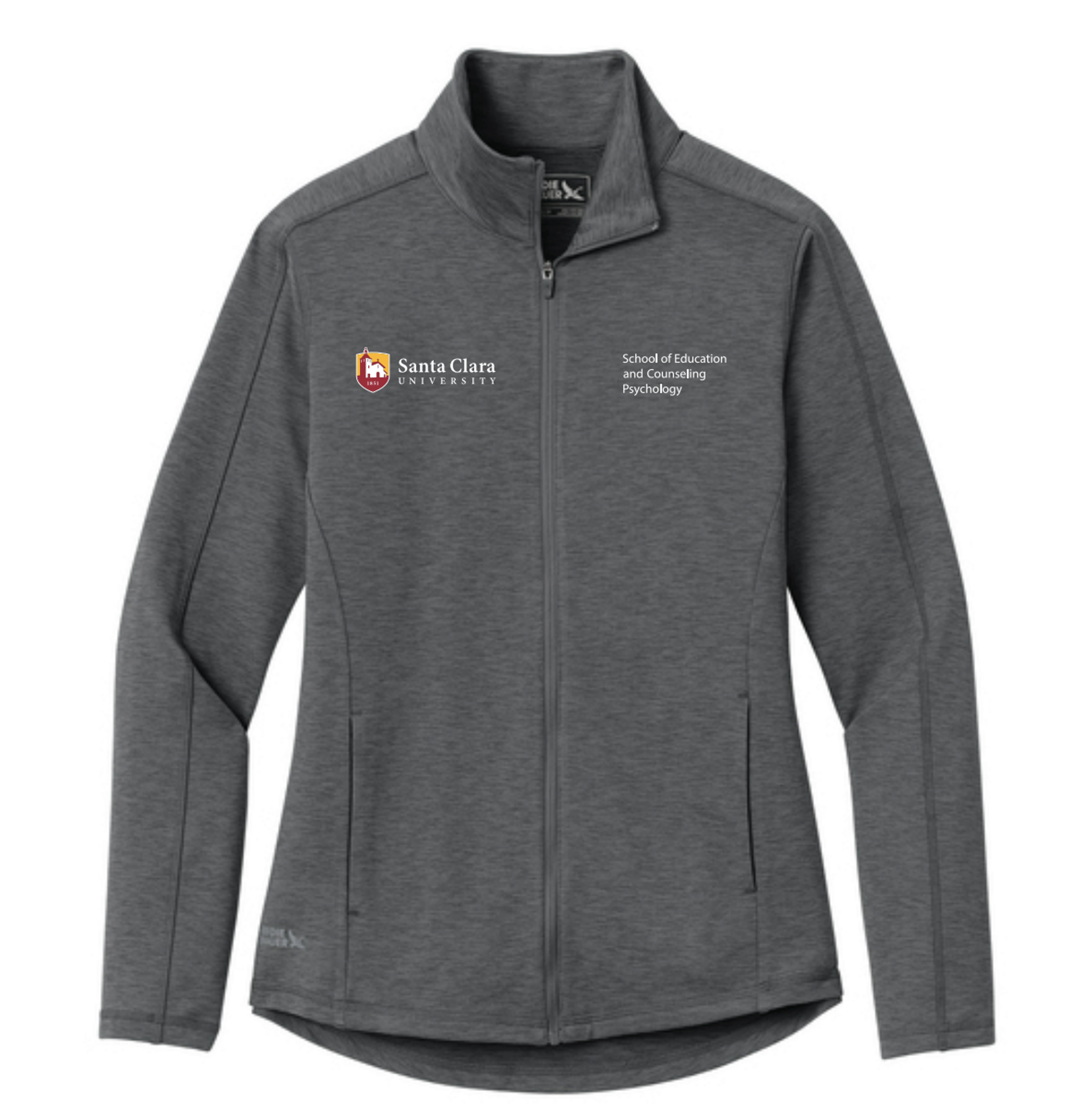 Product image 1 of 1 for SCU School of Education Counseling and Psychology Women's Adventurer Full-Zip, Metal Gray Heather