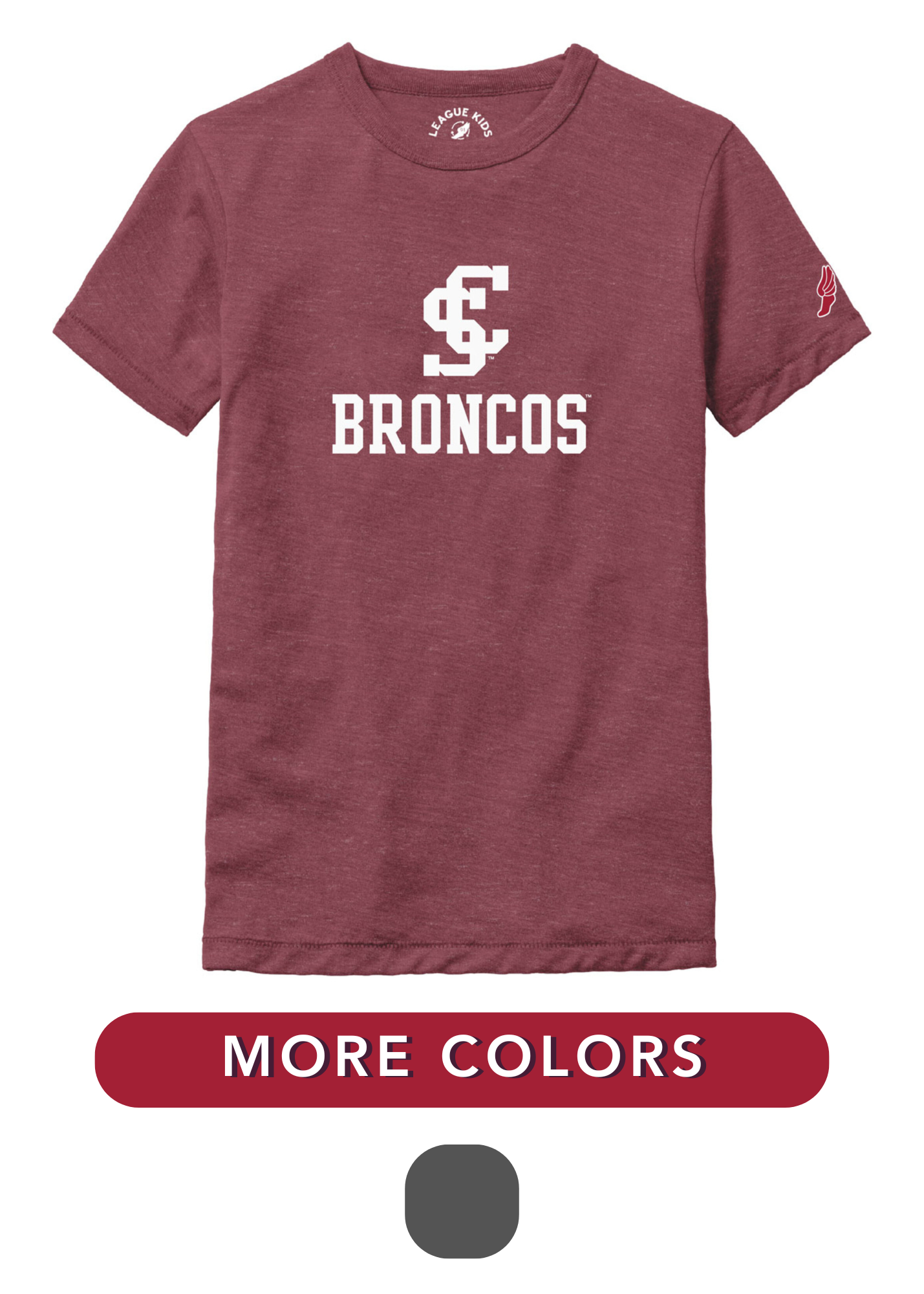 image of: Santa Clara Broncos Youth Victory Falls Short Sleeve Tee