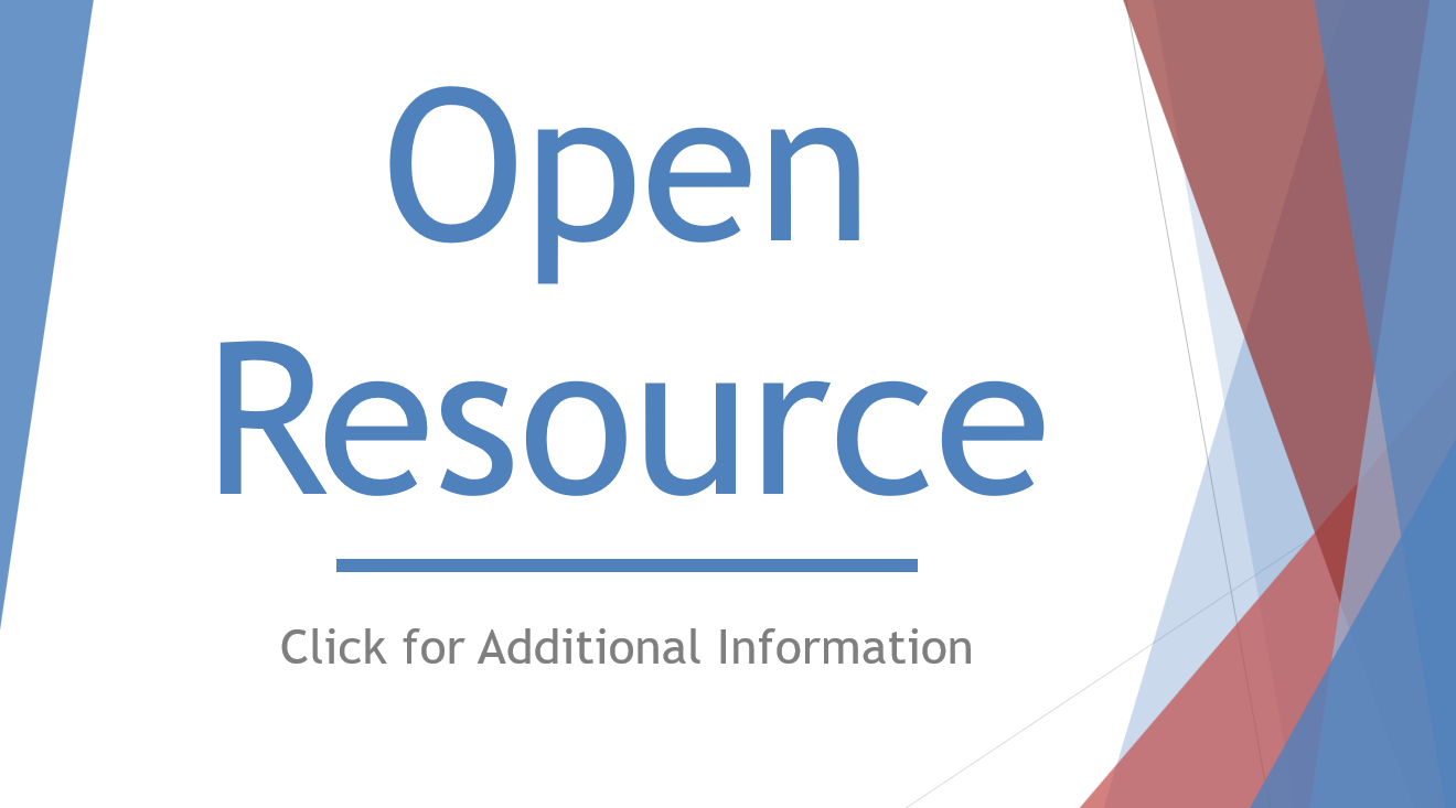 Click for Additional Information on Open Resource