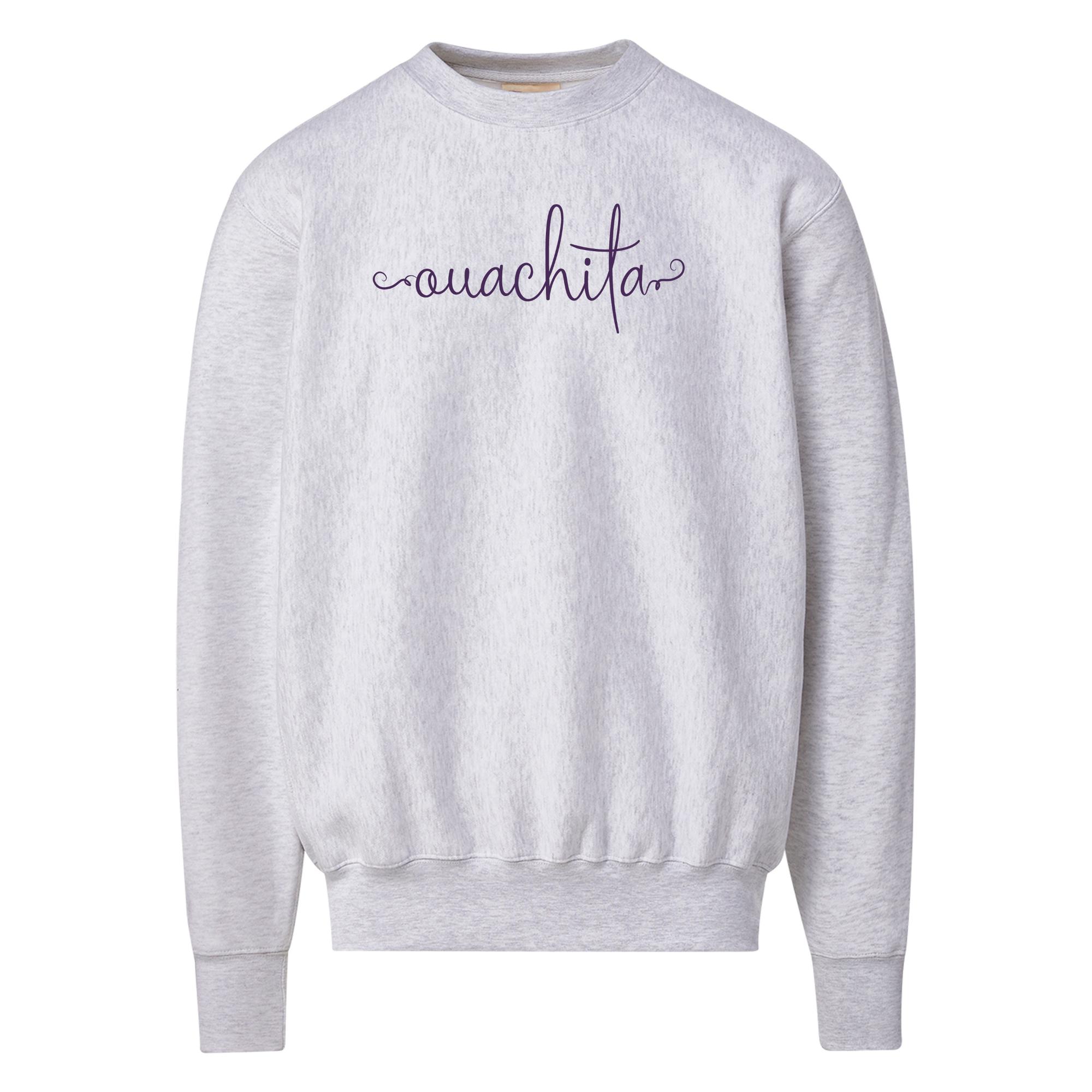 Product image 2 of 2 for Ouachita Embroidered Pro-weave Crewneck