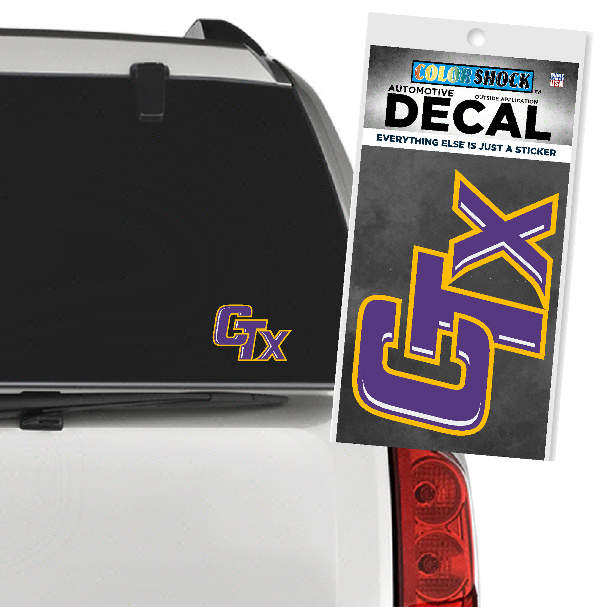 image of: ColorShock Decal - C T X