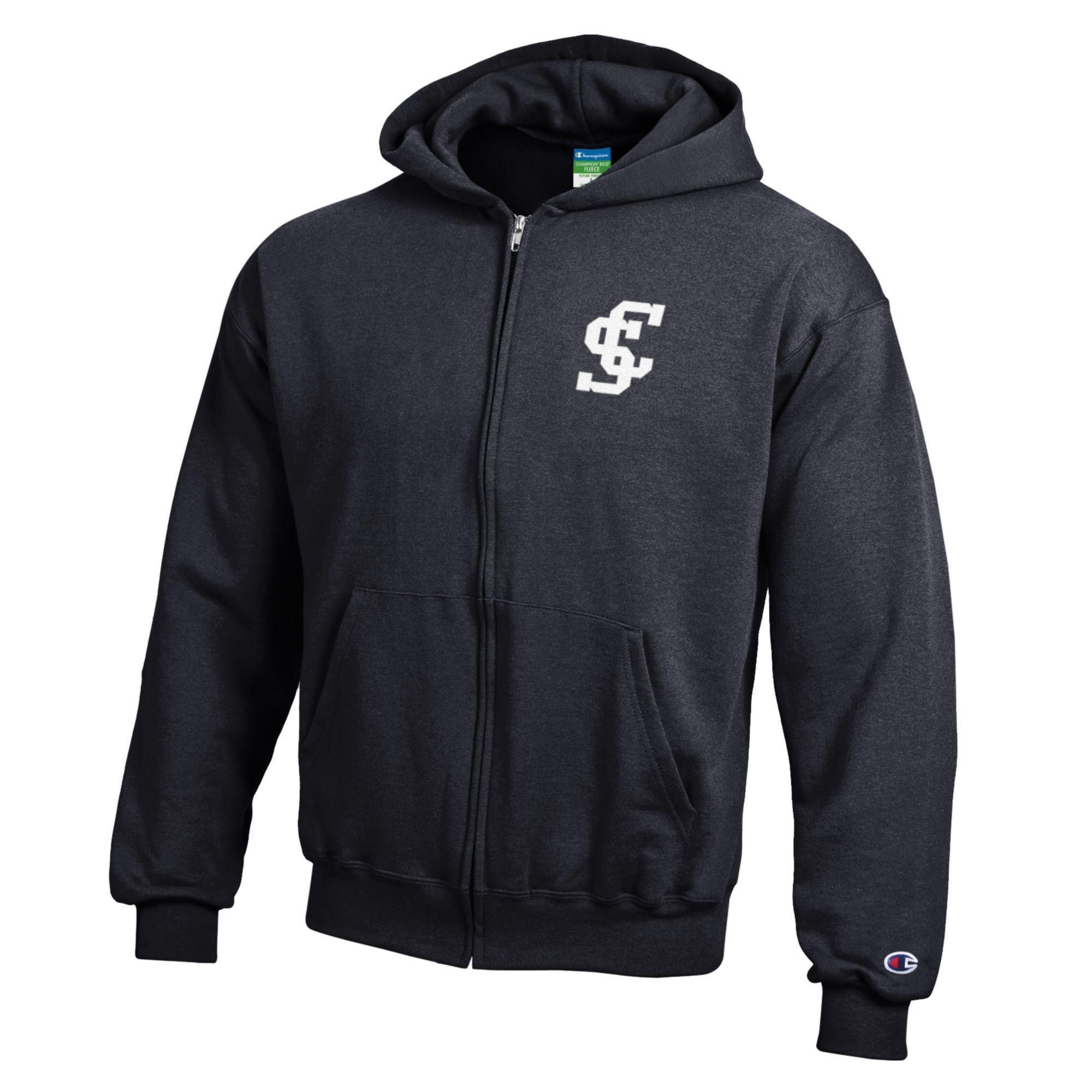 Product image 1 of 1 for Santa Clara Broncos Champion Youth Powerblend Full Zip Jacket, Black