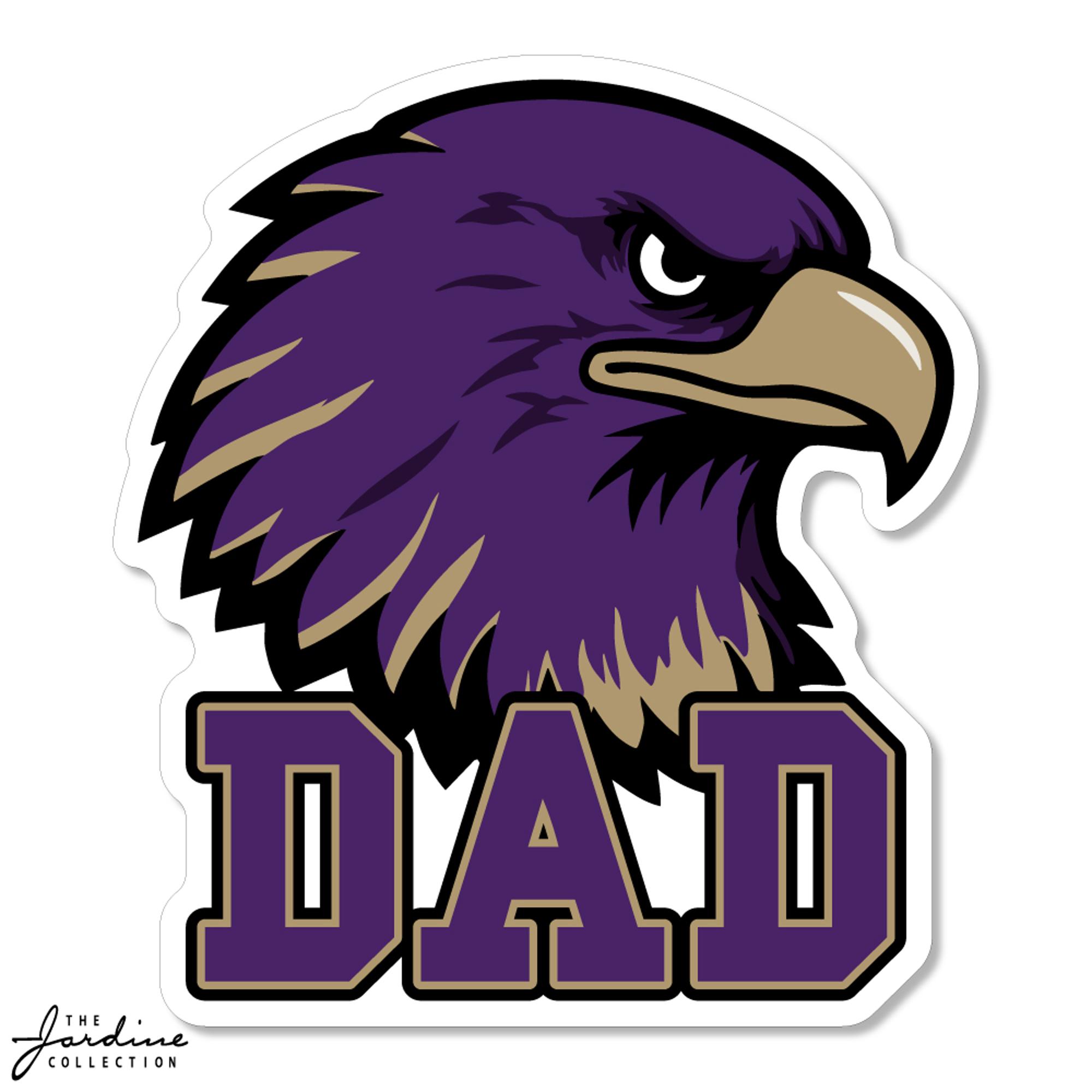 image of: AU 3.5" VINYL DECAL DAD