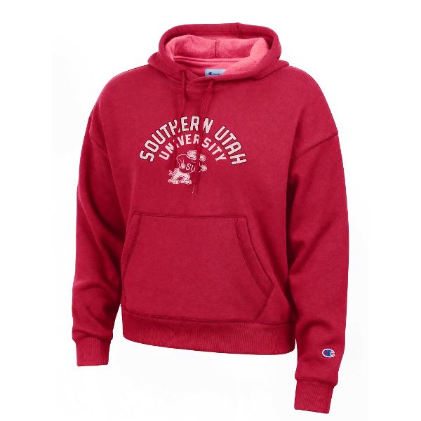 Champion Women’s Red Hood; $49.99
