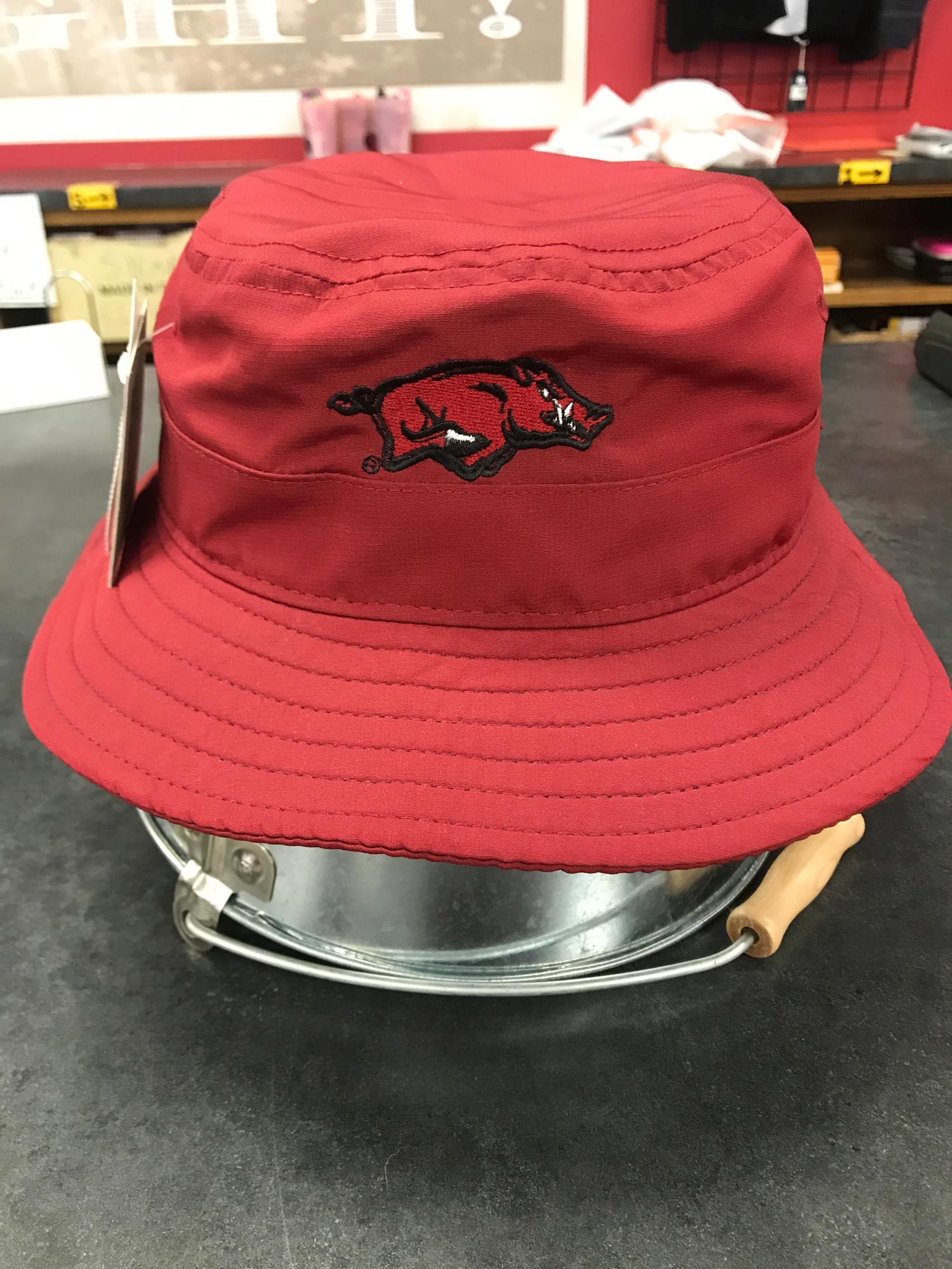 Arkansas razorback bucket hat clearance