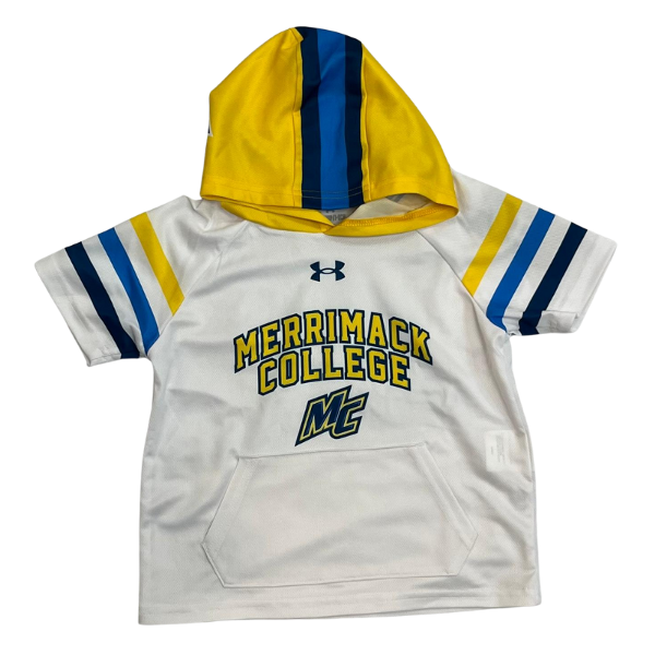 Youth Under Armour Merrimack College MC Short Sleeve Hood; $46.99