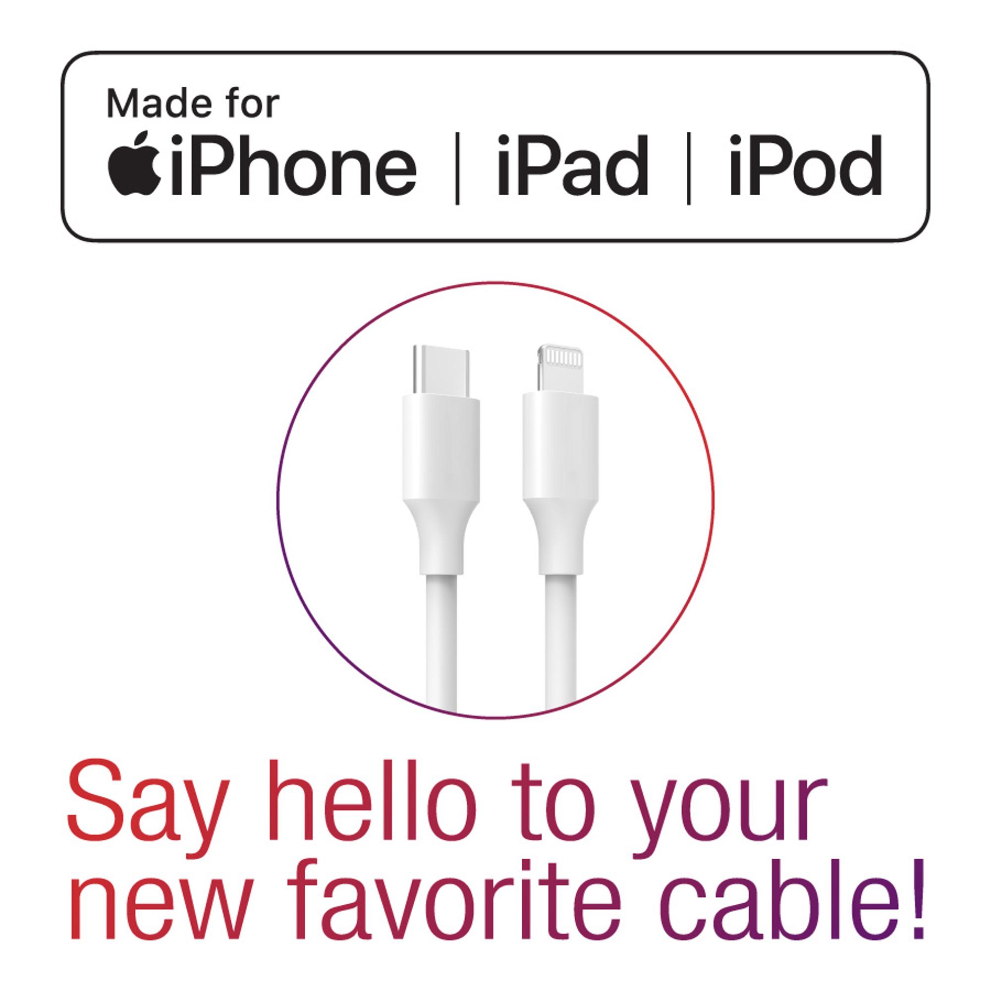 Product image 2 of 3 for Lightning to USB-C Fast Cable White