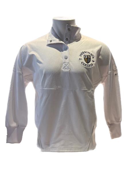 Women's Timeless Play Pullover 1/4 Snap White; $99.99