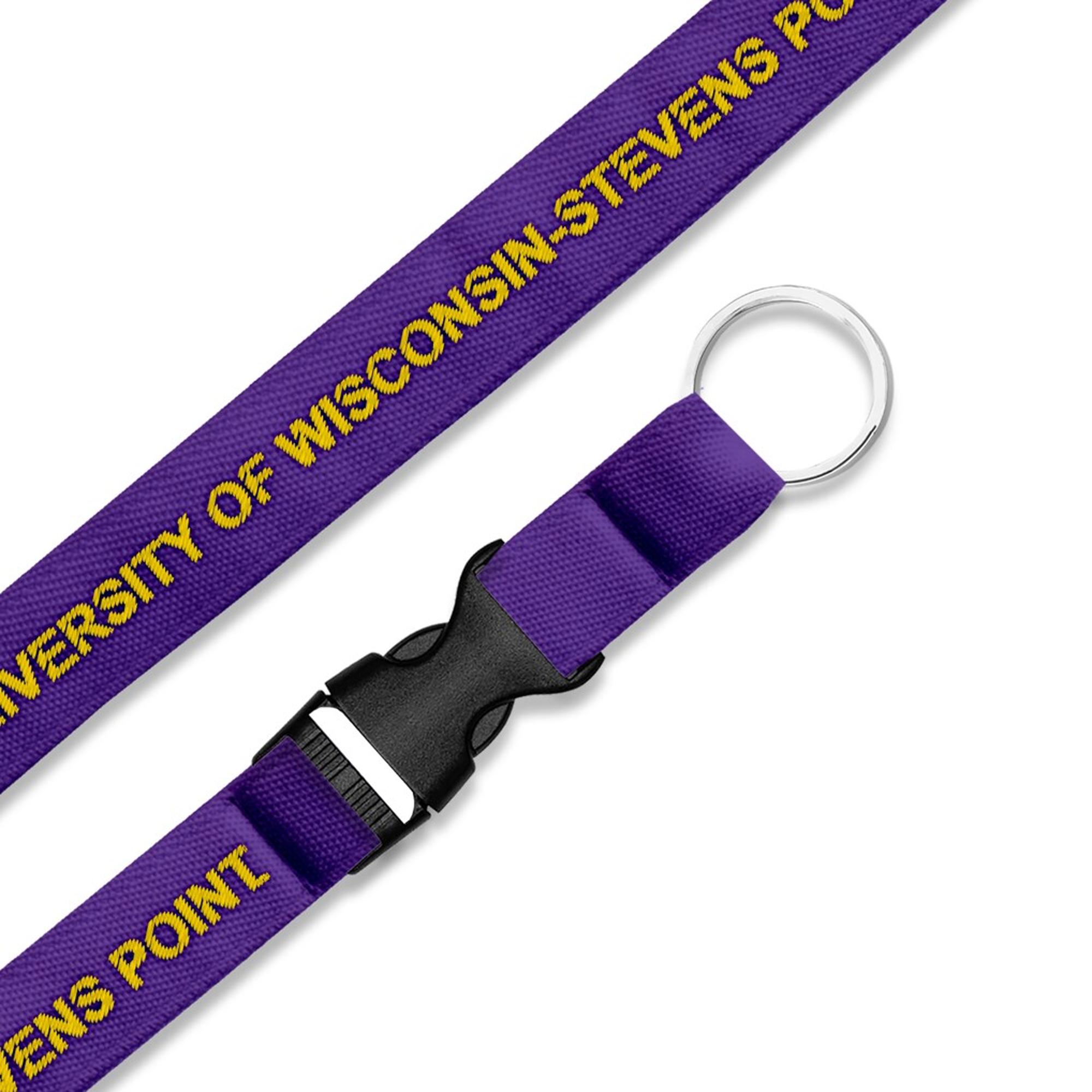 Product image 1 of 1 for University of Wisconsin Stevens Point 3/4 Woven, Purple