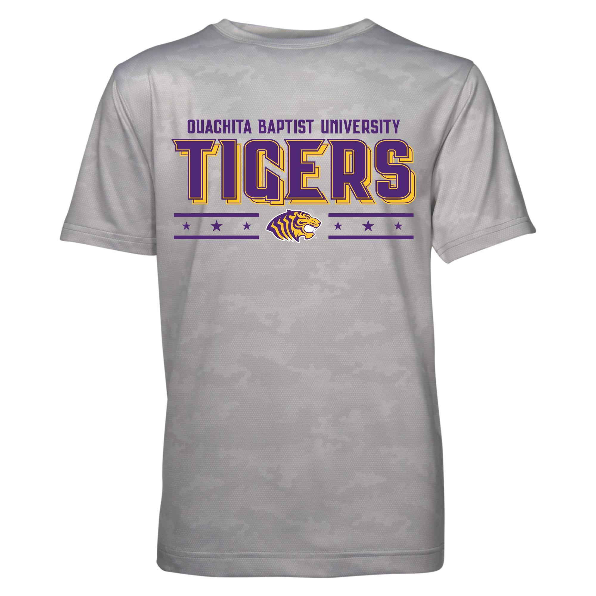 image of: Ouachita Baptist University Tigers Hudson Digital Camo Youth T-Shirt