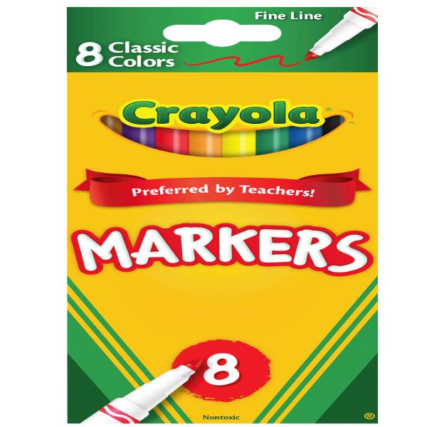 MARKER FINE POINT 8 PACK; $5.99