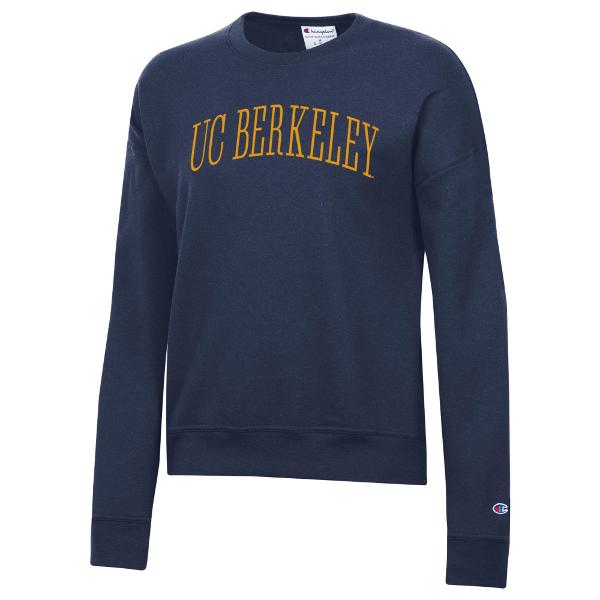 Women's Powerblend Fleece Crew UC Berkeley Arch Logo; $64.99