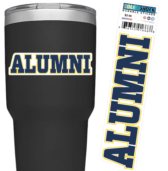Alumni Textured Sticker; $2.99