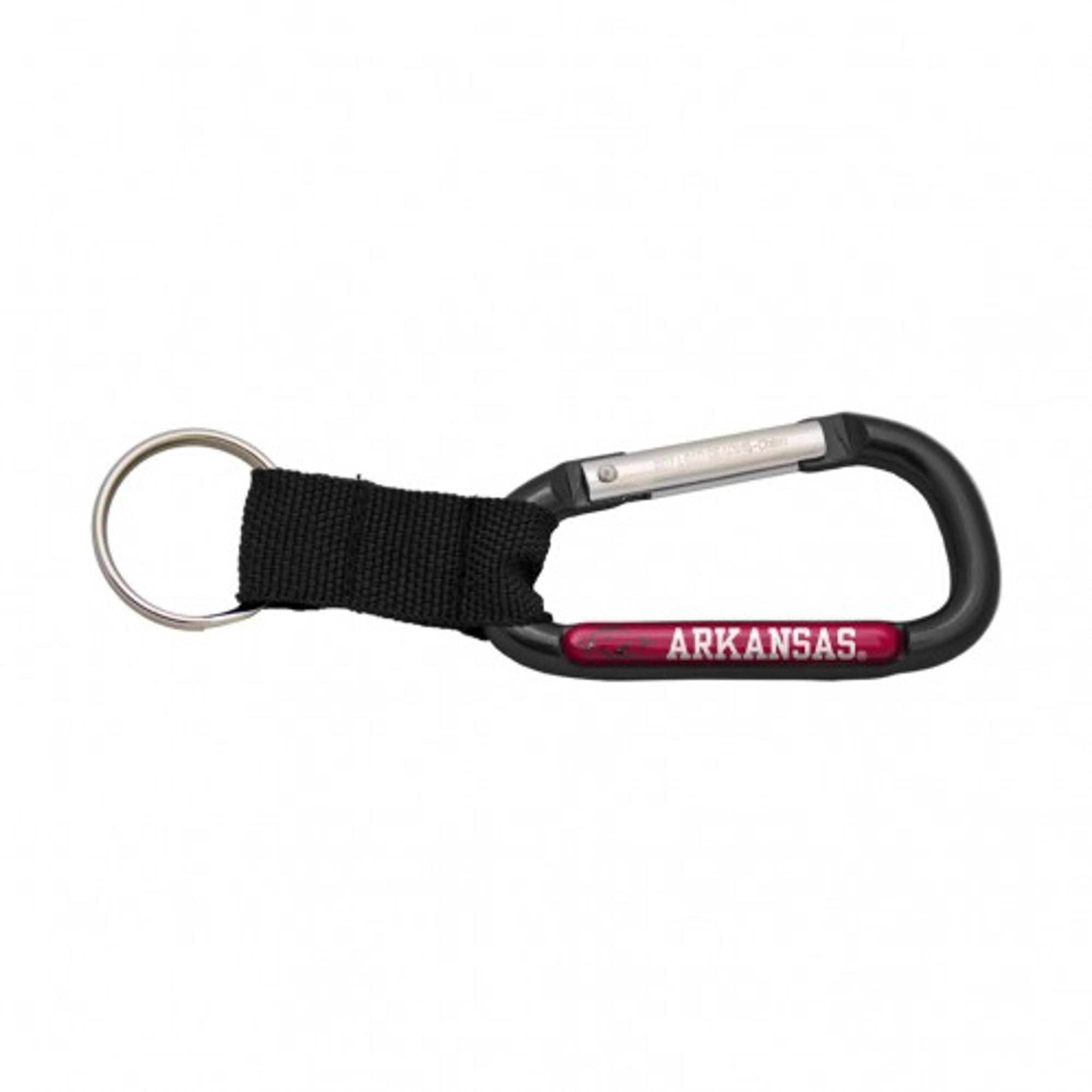 image of: Arkansas Razorbacks Carabiner Keychain