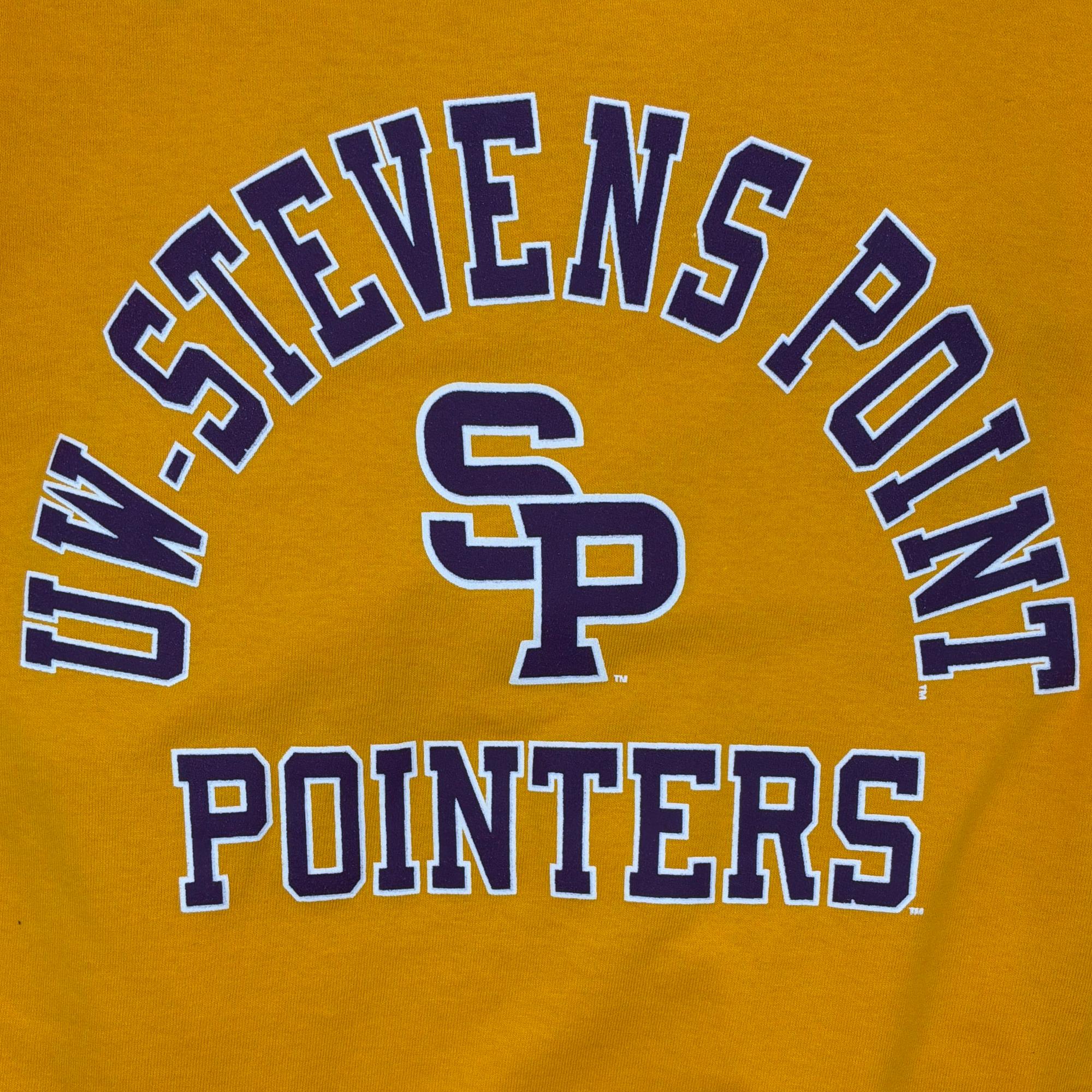 Product image 2 of 2 for University of Wisconsin Stevens Point Long Sleeve Replen Tee, Gold