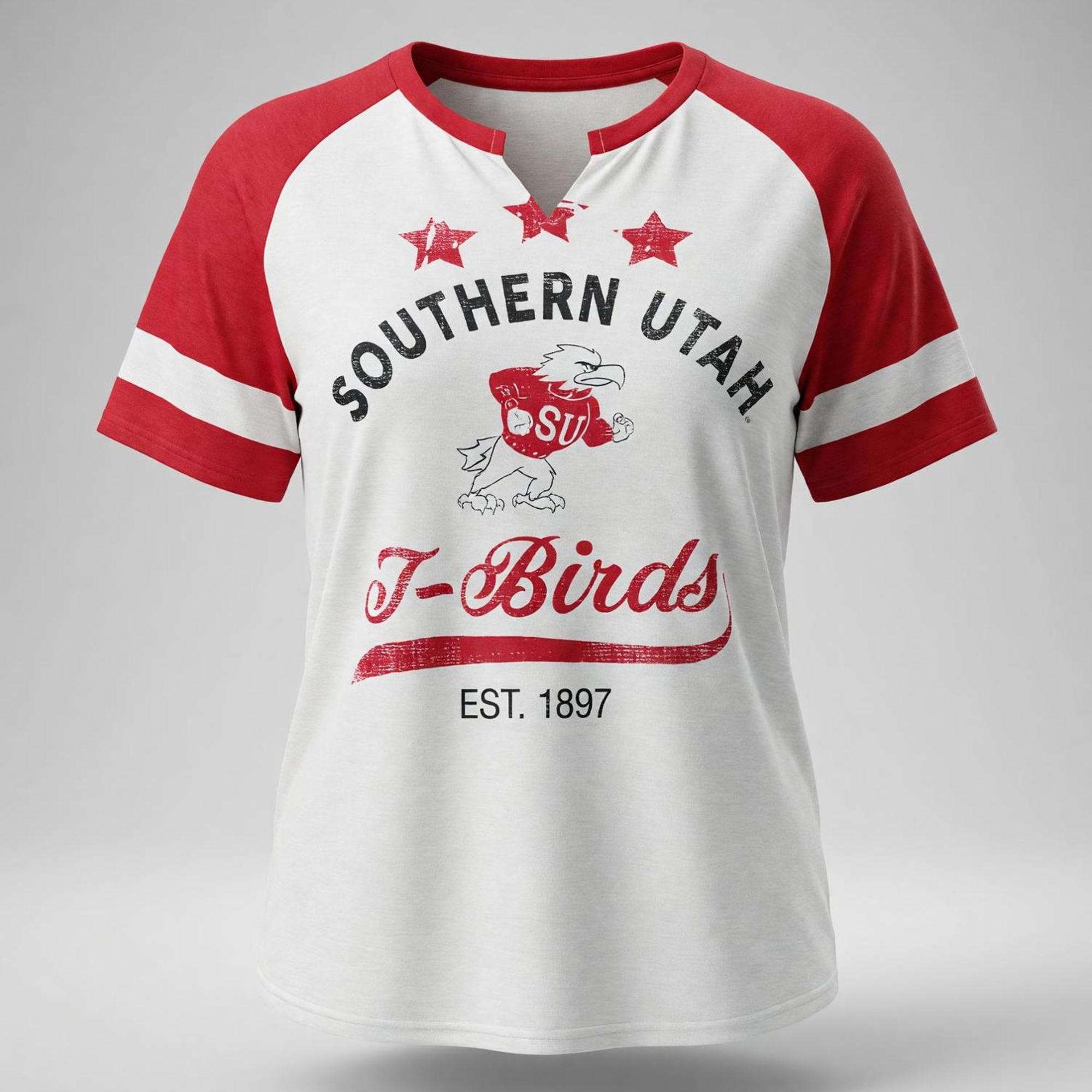 Product image 1 of 4 for Colosseum Womens Fighting Bird Notch Tee