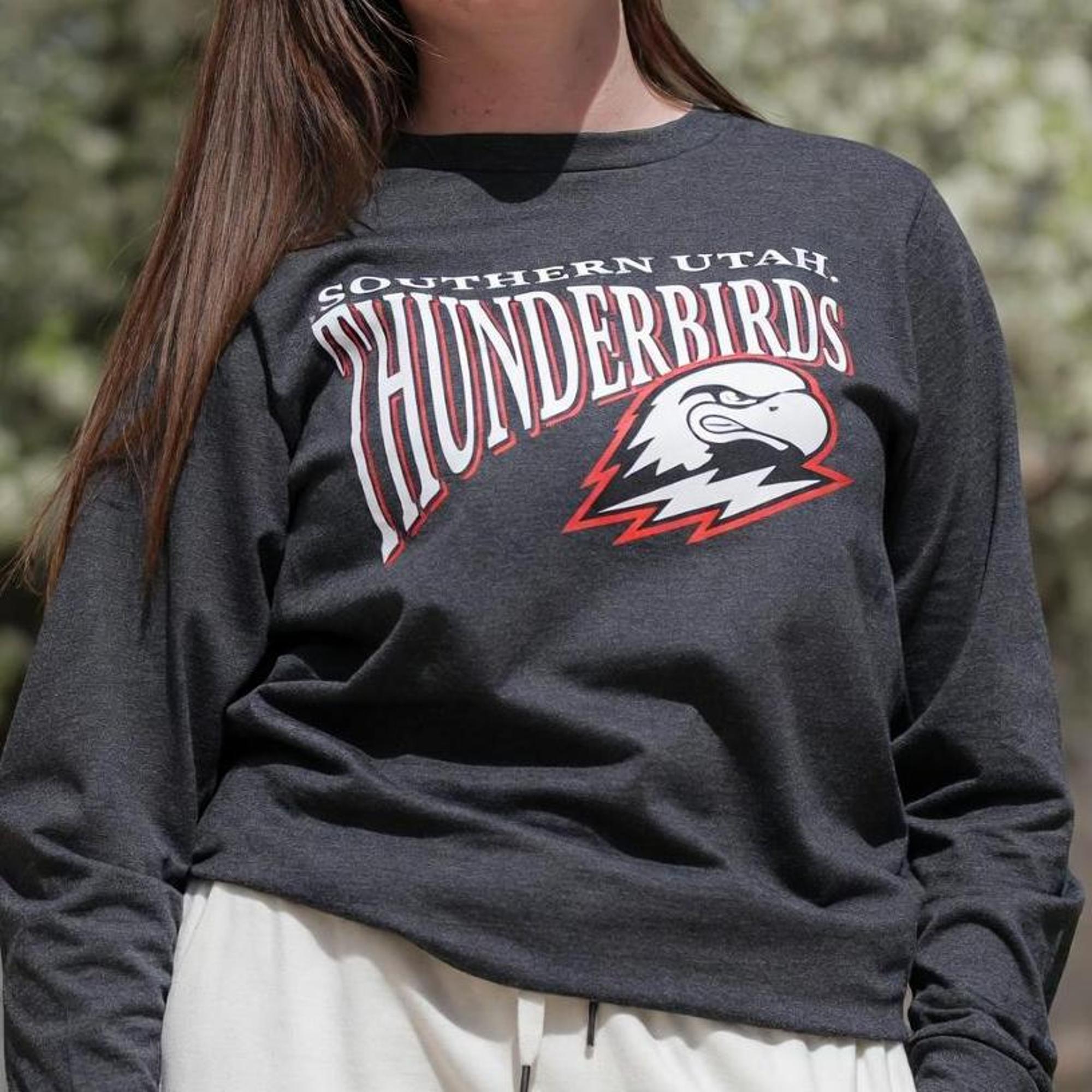 Product image 1 of 2 for CI Sport Long Sleeve Tee – Charcoal, SOU Thunderbirds Thor