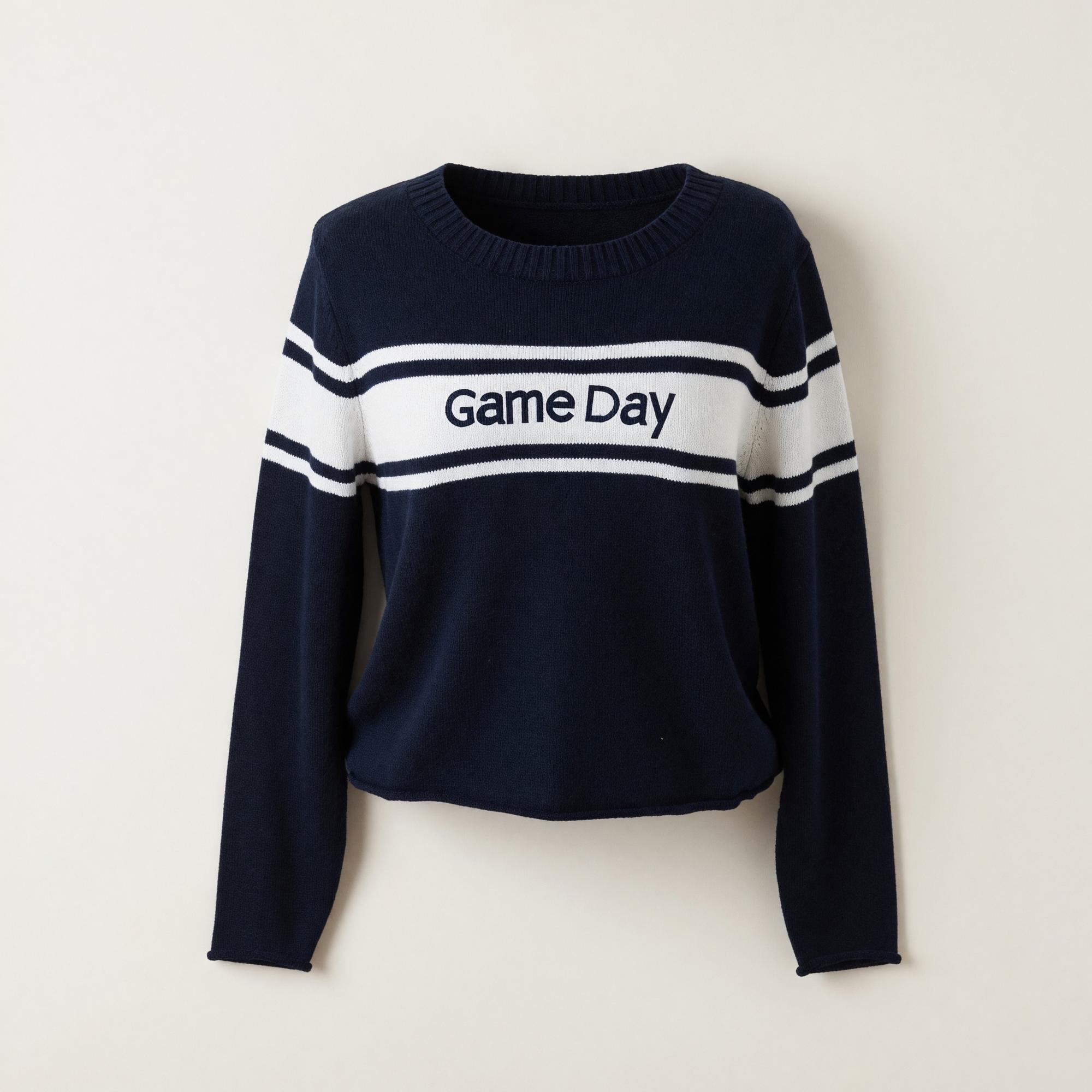 Product image 1 of 2 for SPORTS GIRL CREWNECK GAMEDAY TEXT