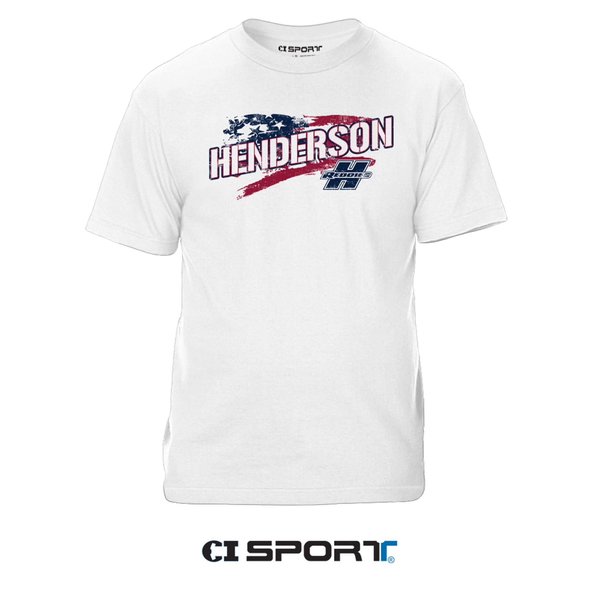 Product image 1 of 1 for Henderson Distressed Flag Short Sleeve Tee
