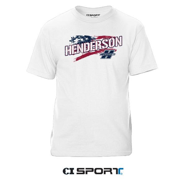 Henderson Distressed Flag Short Sleeve Tee; $21.99