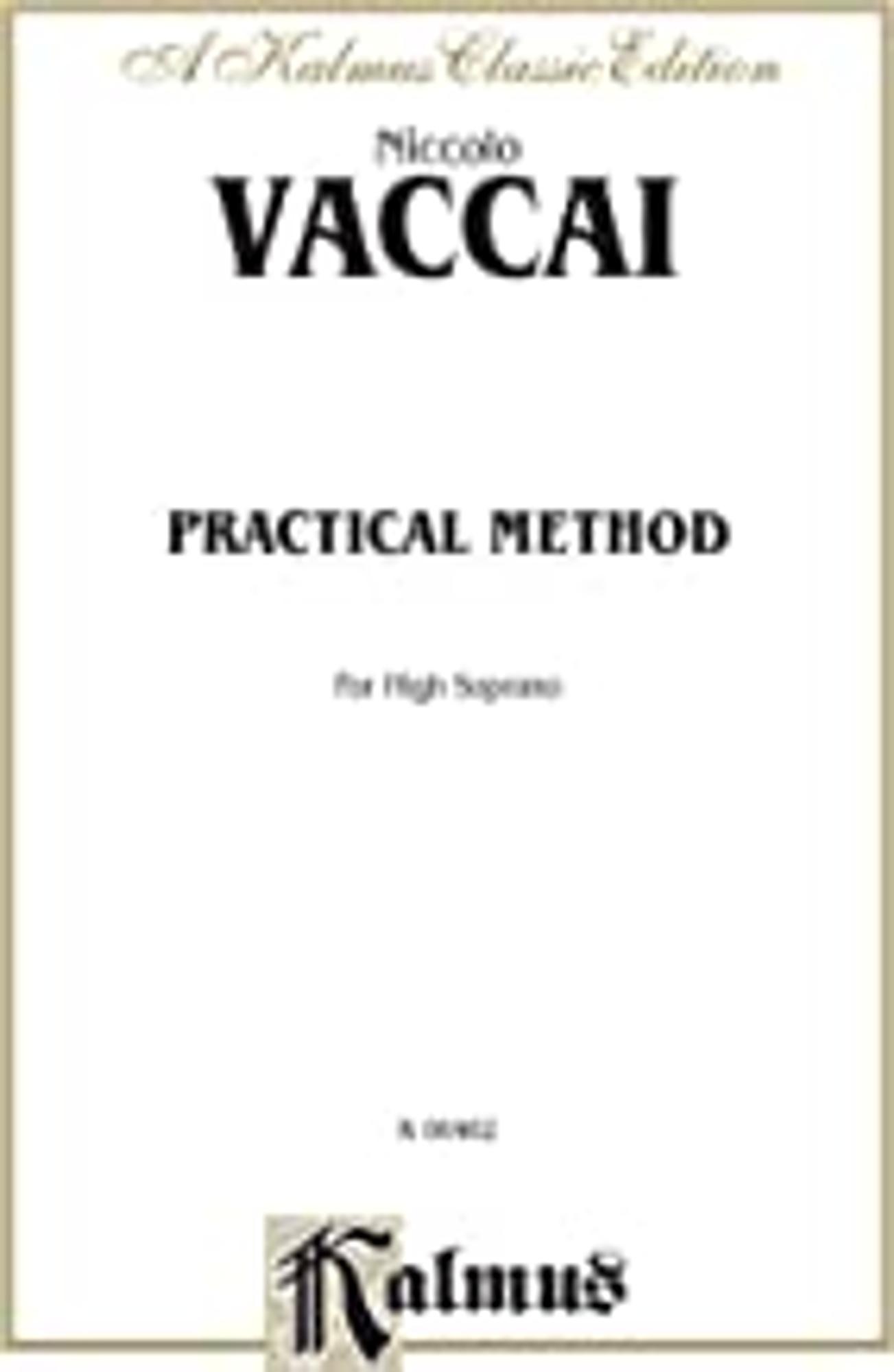 Cover image for Practical Italian Vocal Method (Marzials) : High Soprano