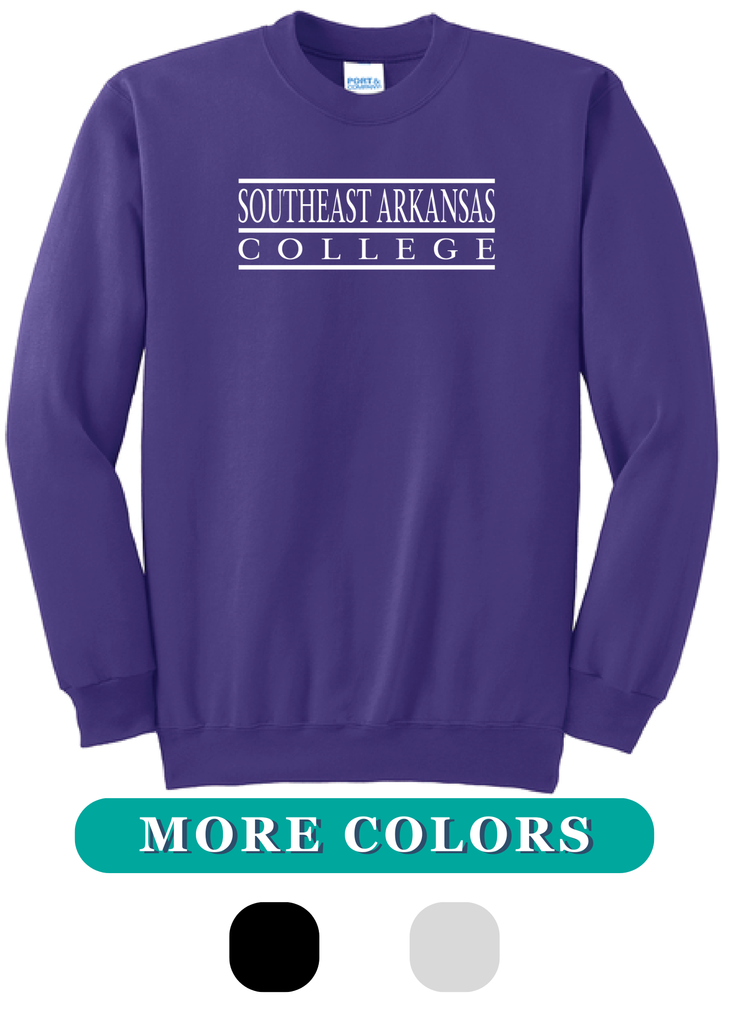Product image 1 of 1 for Southeast Arkansas College Bar Crew Sweatshirt