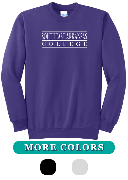 Southeast Arkansas College Bar Crew Sweatshirt; $29.98