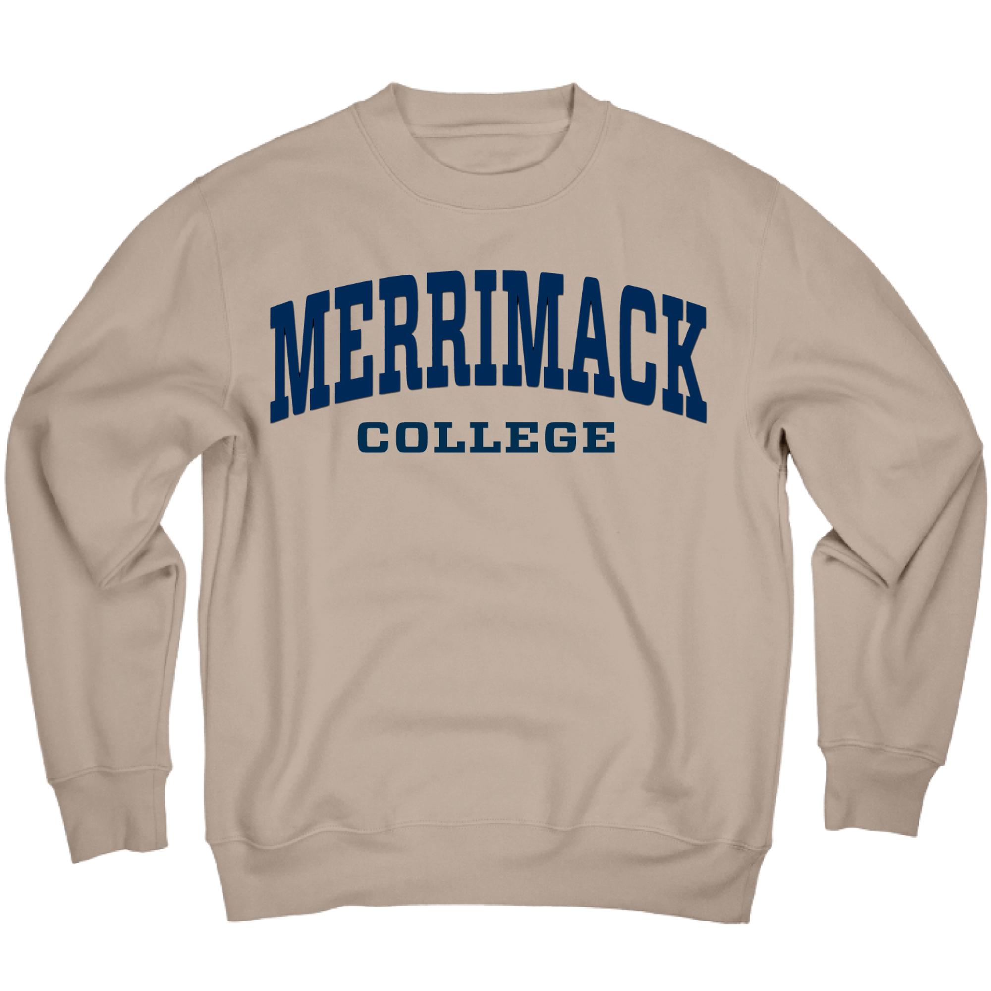 Khaki Merrimack College Campbell Crew; $54.99