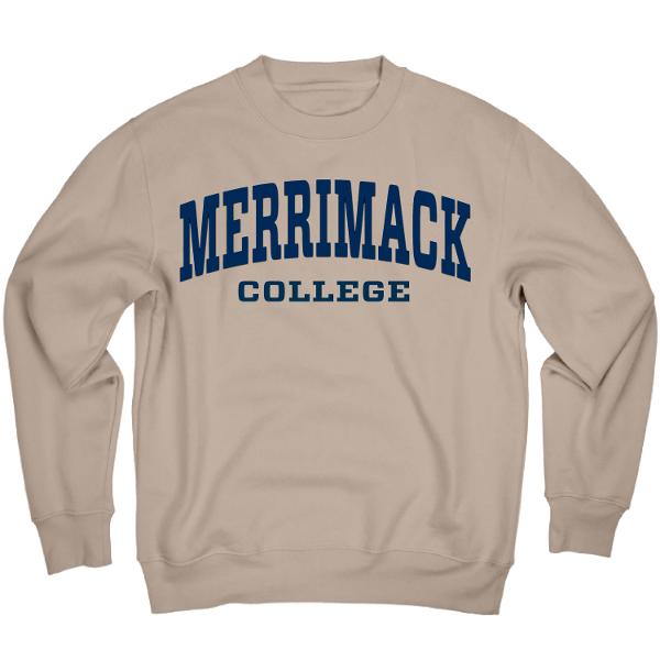 Khaki Merrimack College Campbell Crew; $54.99