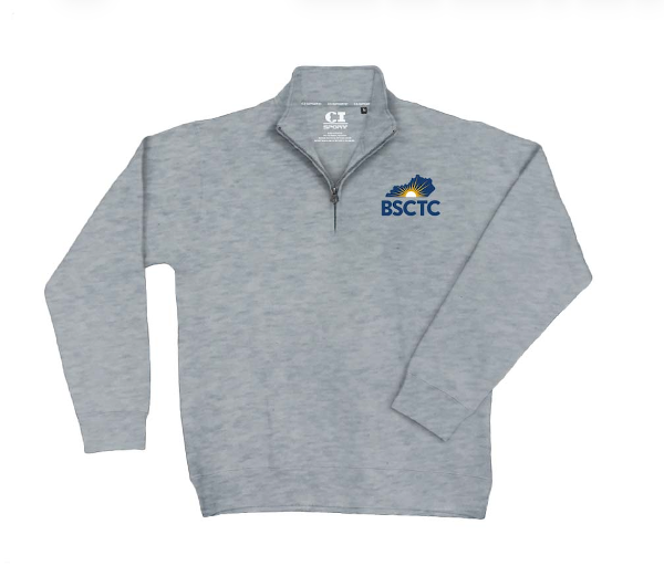 KBS LS LOGO 1/4 ZIP ASH; $57.99
