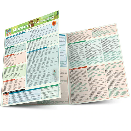 Cover image for NURSING PHARMACOLOGY LAMINATED STUDY GUIDE