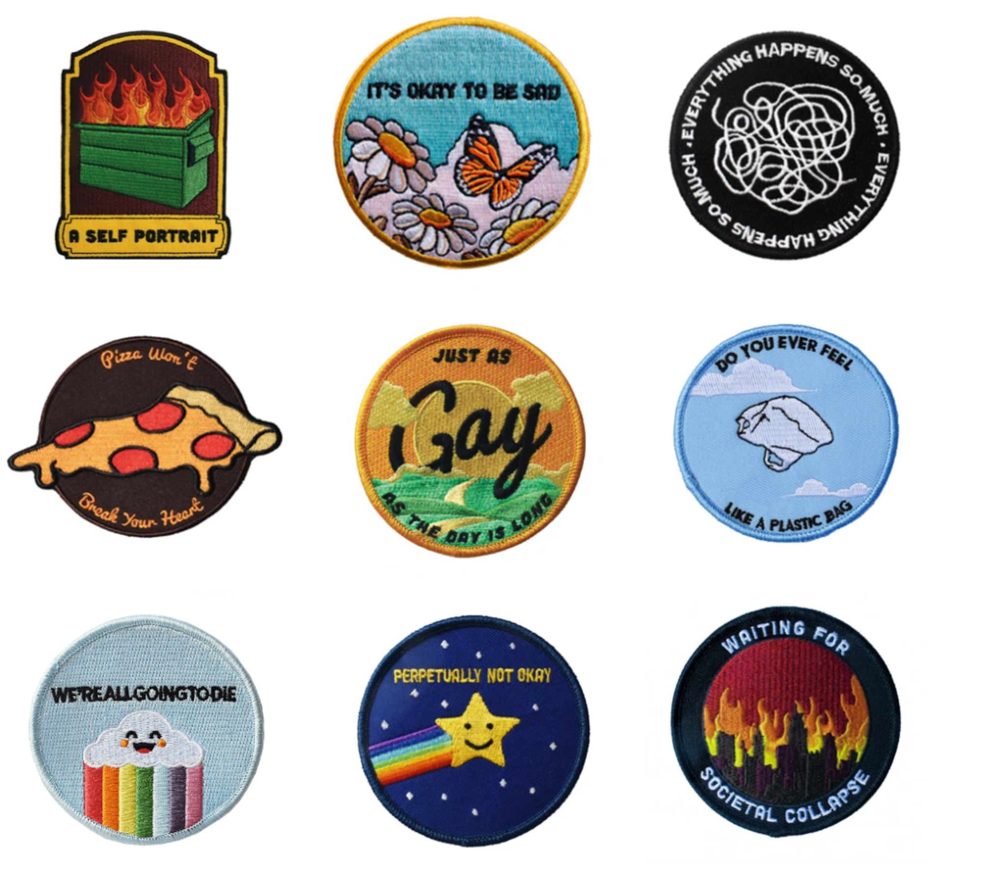 image of: RETROGRADE - Seriously Funny Patches