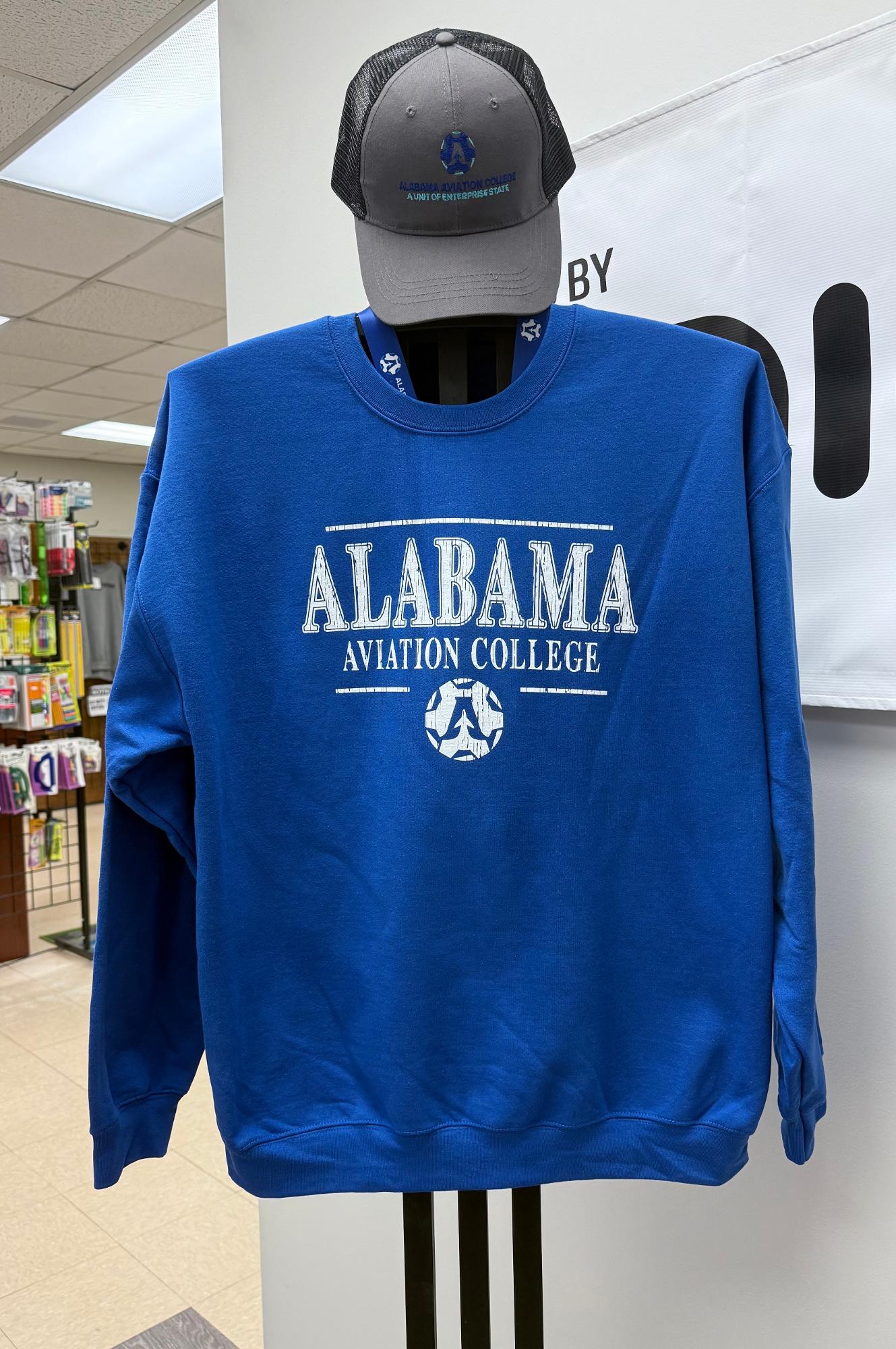 Alabama Aviation College Crewneck Sweatshirt; $32.99