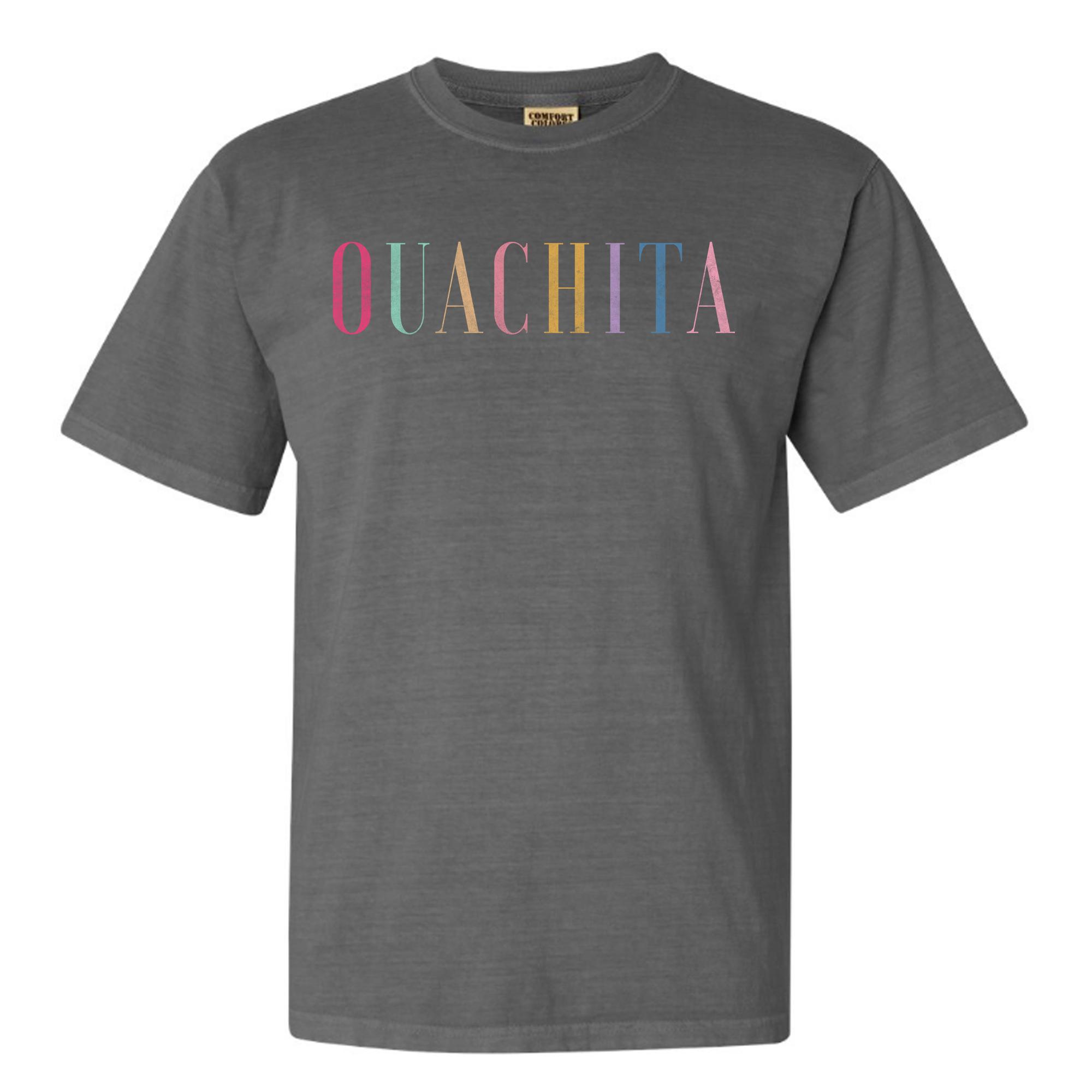image of: Ouachita Multicolor Short Sleeve Tee