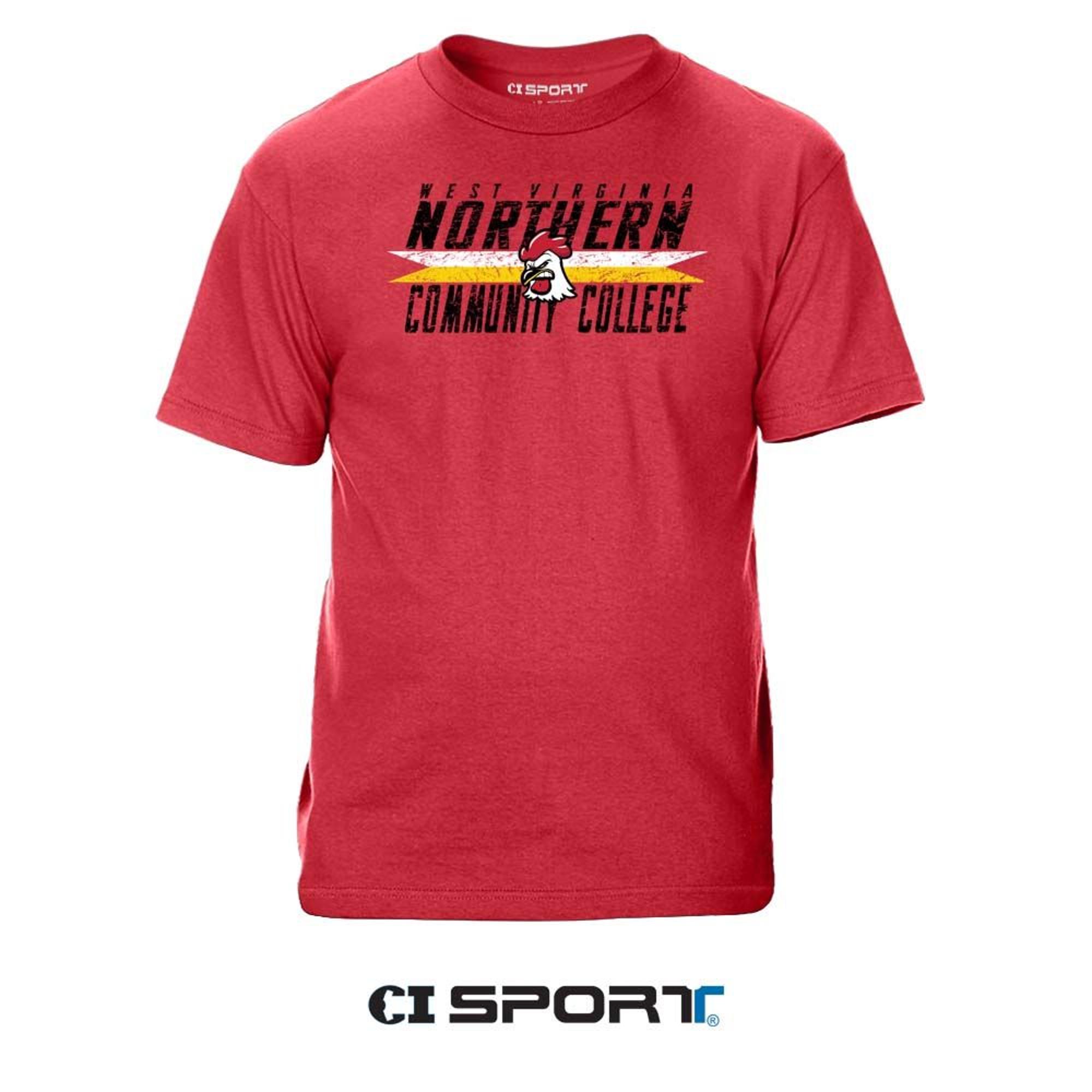Product image 1 of 1 for WVNCC SS TEE- SHABAZZ RED, W-16126
