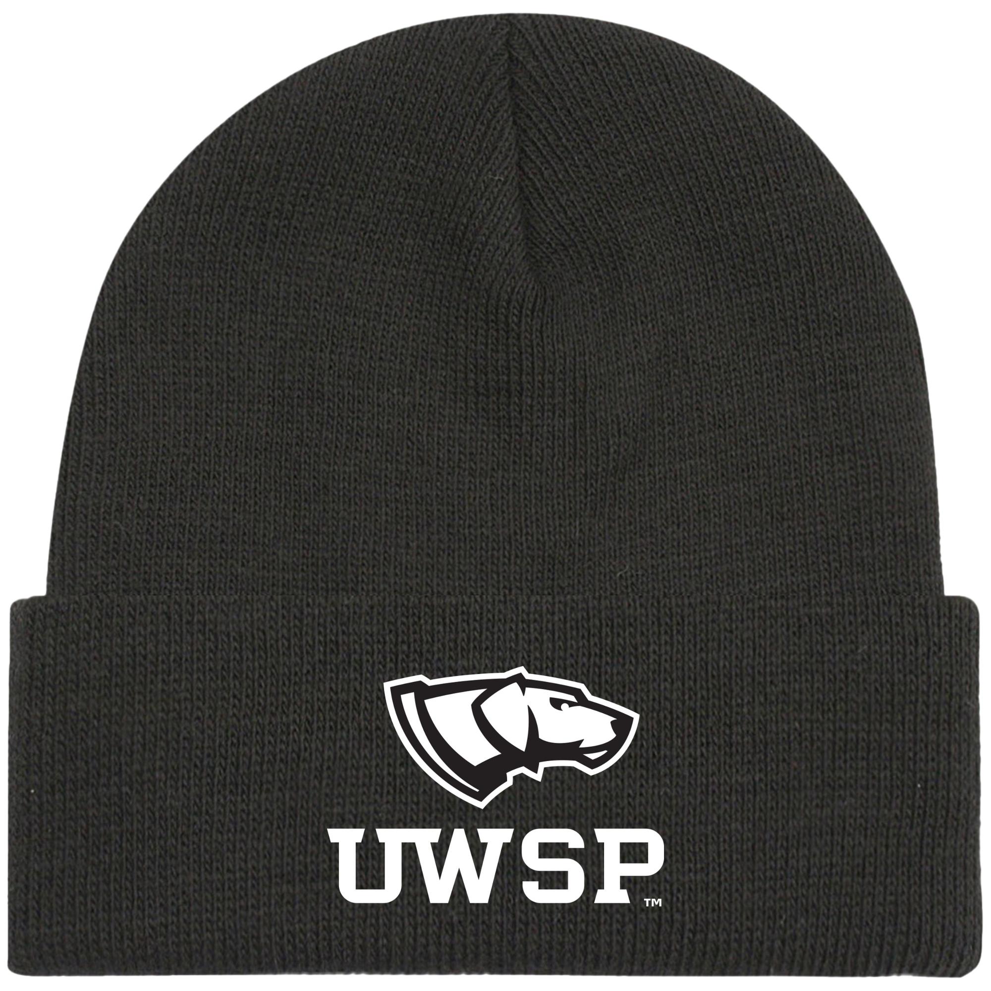 Product image 1 of 1 for UWSP Youth Cuff Beanie, Black