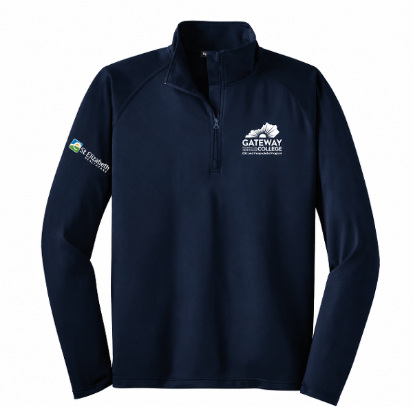 Men's EMS Navy Quarter Zip; $61.75
