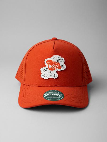 LEGACY HAT  FIGHTING BIRD RUBBER PATCH; $37.99