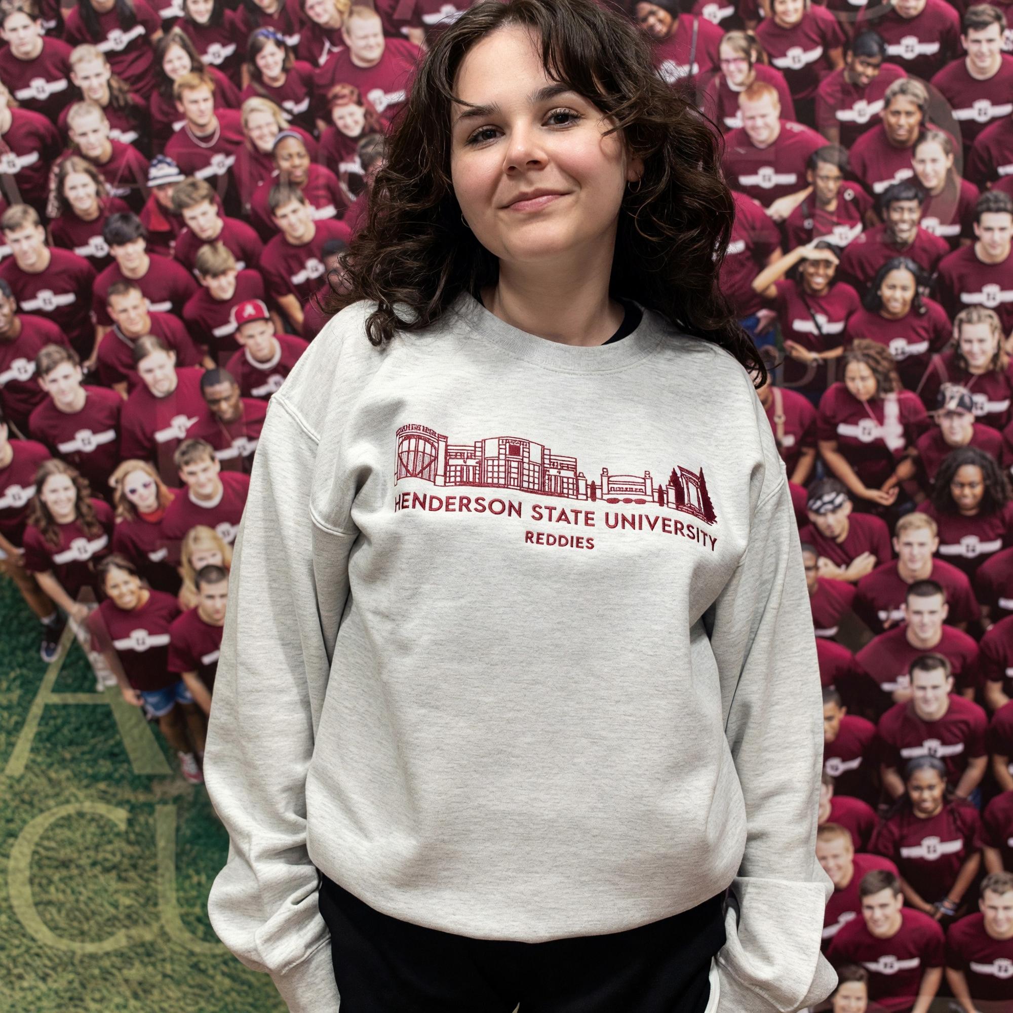 Product image 2 of 2 for Henderson State Reddies Embroidered Crew Sweatshirt